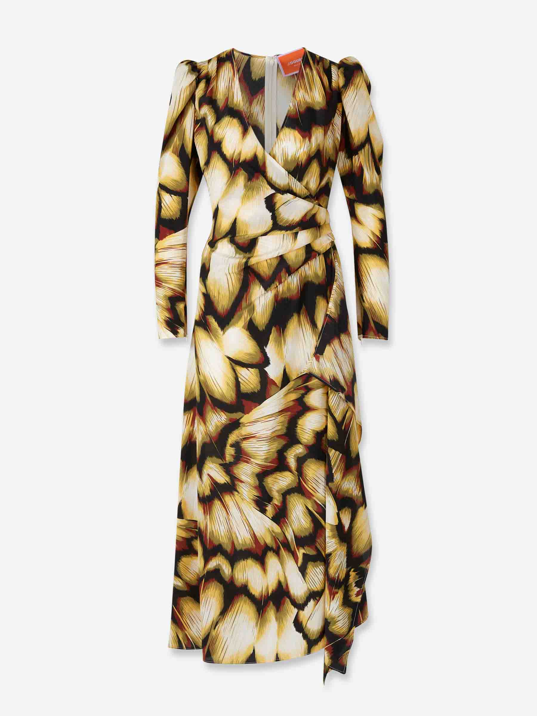 Outlet online LaDoubleJ Mujer Vestido Maxi Cruzado color Amarillo sku 721-000635 01 - Foto 1