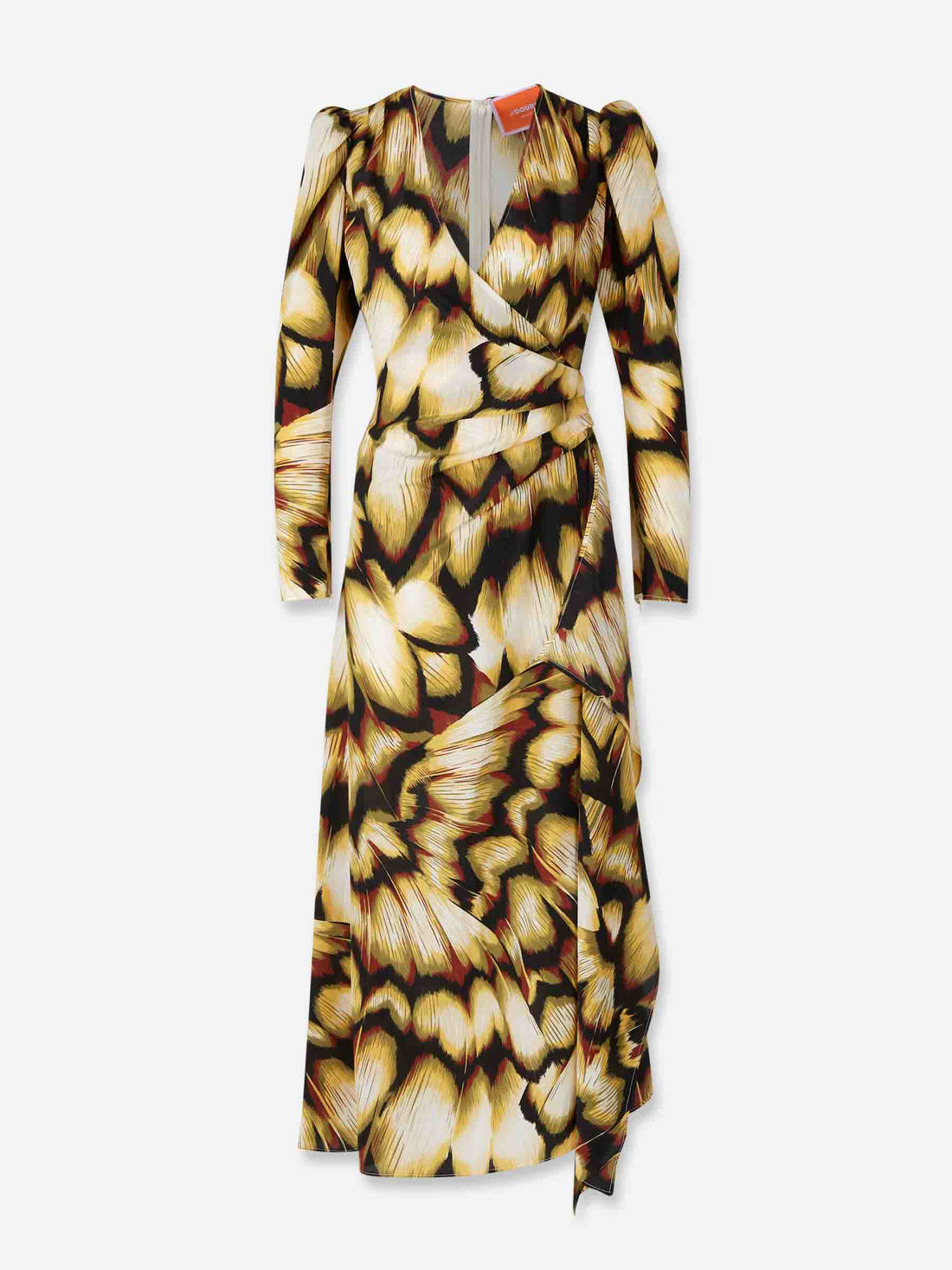 Outlet online LaDoubleJ Mujer Vestido Maxi Cruzado color Amarillo sku 721-000635 01 - Foto 1