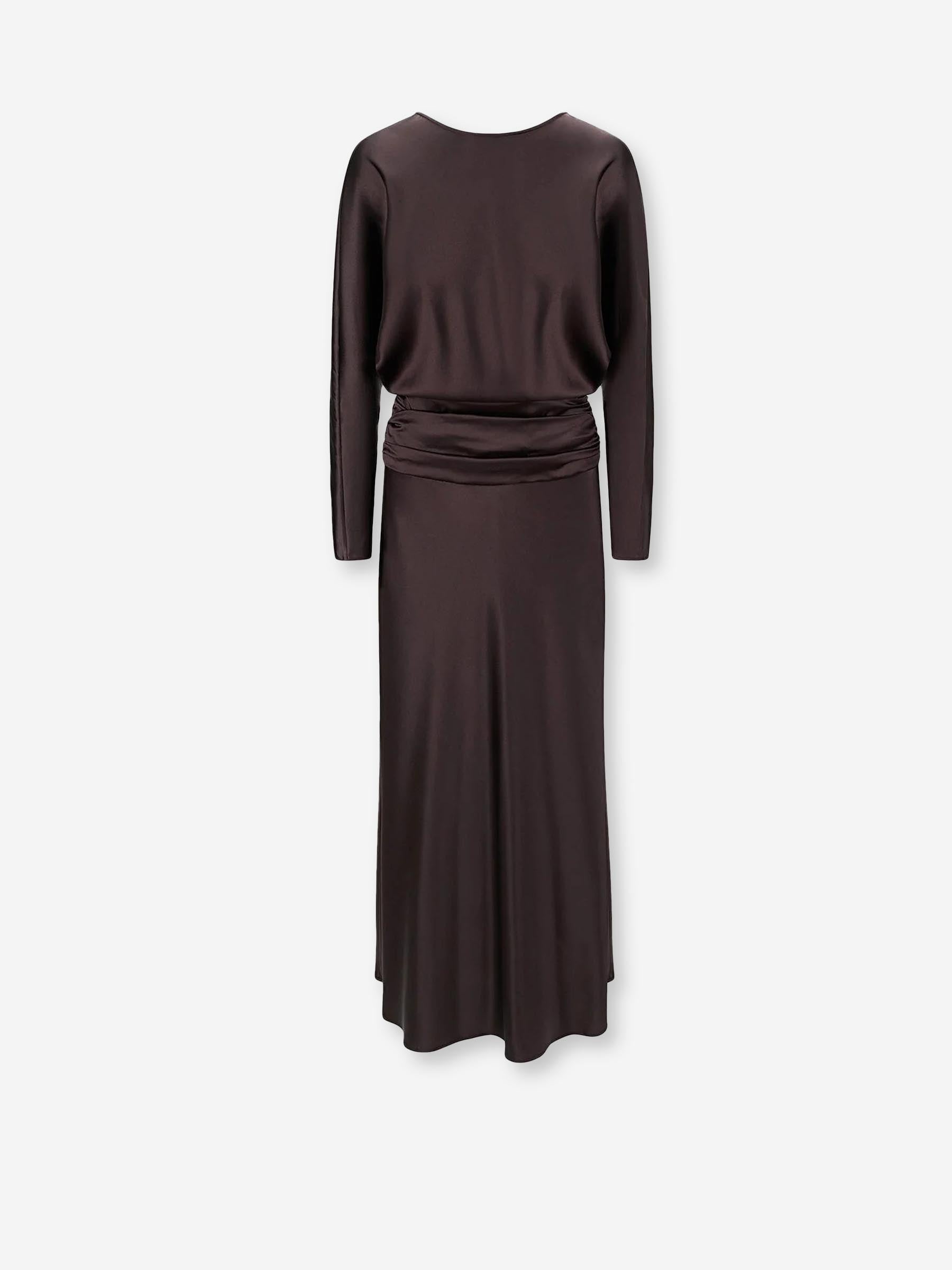 Outlet online Staud Mujer Vestido Maxi Freda color Marrón Oscuro sku 721-000640 01 - Foto 1