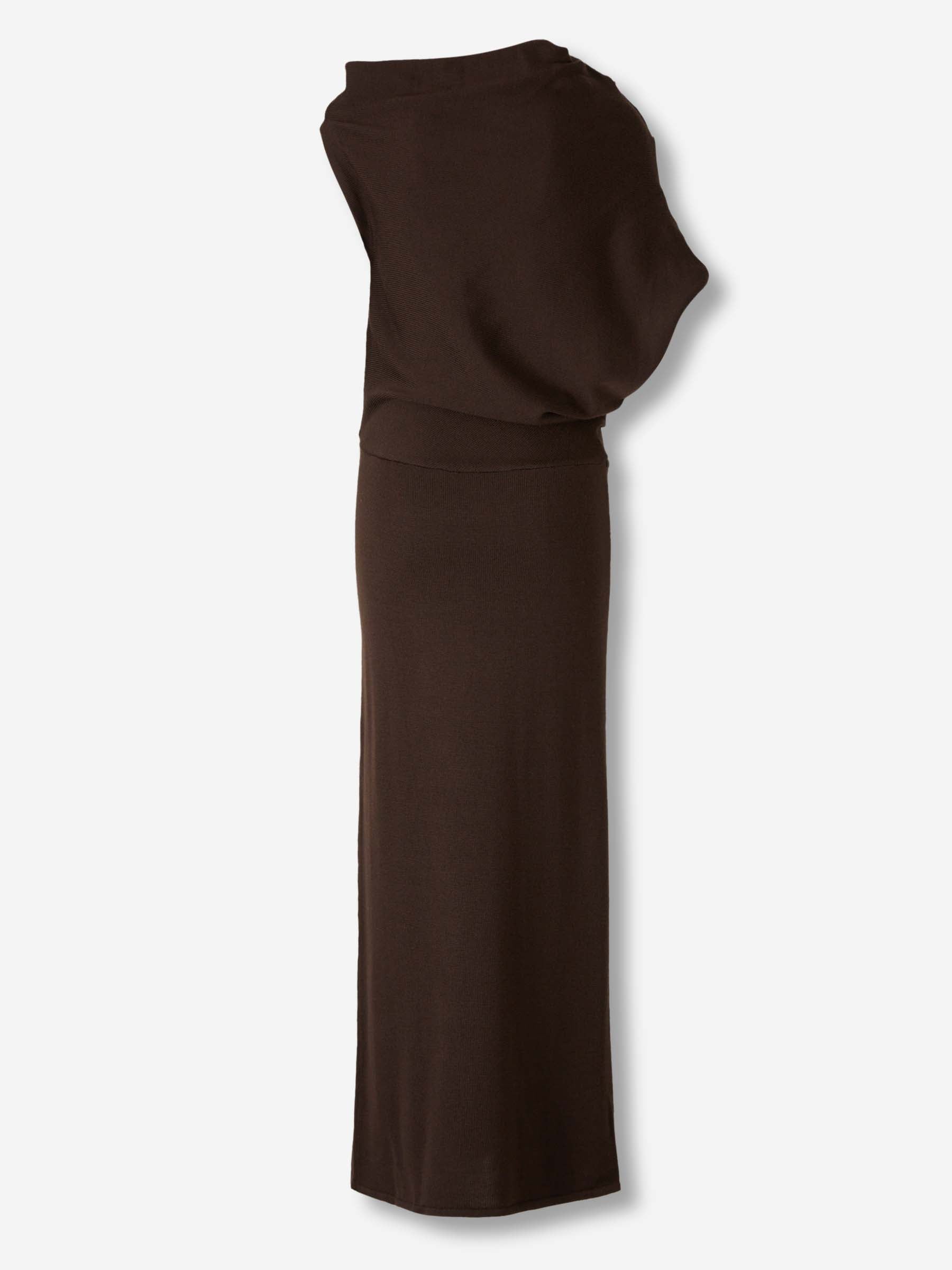 Outlet online Staud Mujer Vestido Punto Mabel color Marrón sku 721-000642 01 - Foto 2