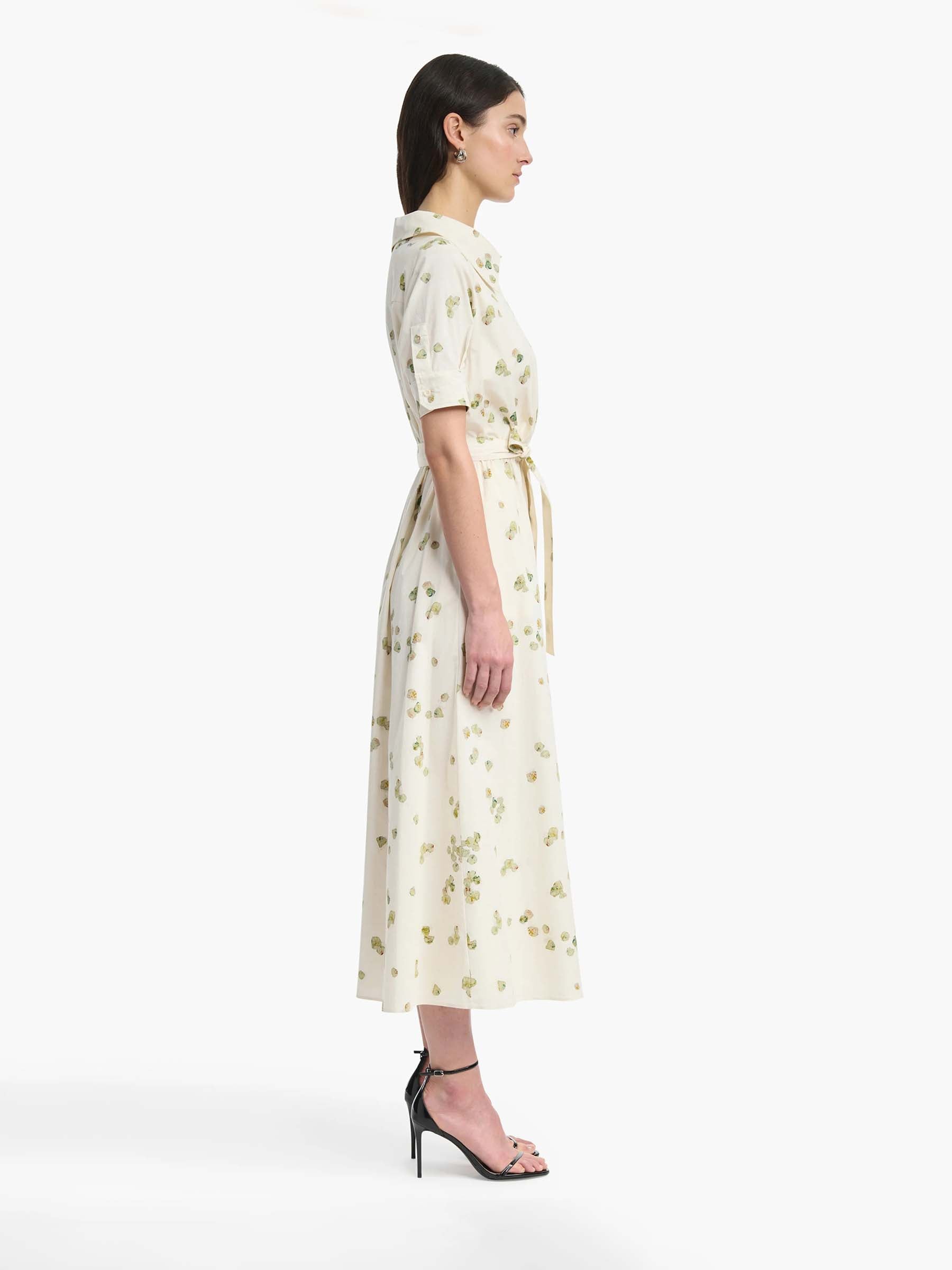 Outlet online Altuzarra Mujer Vestido Midi Lydia color Crema sku 721-000702 01 - Foto 3