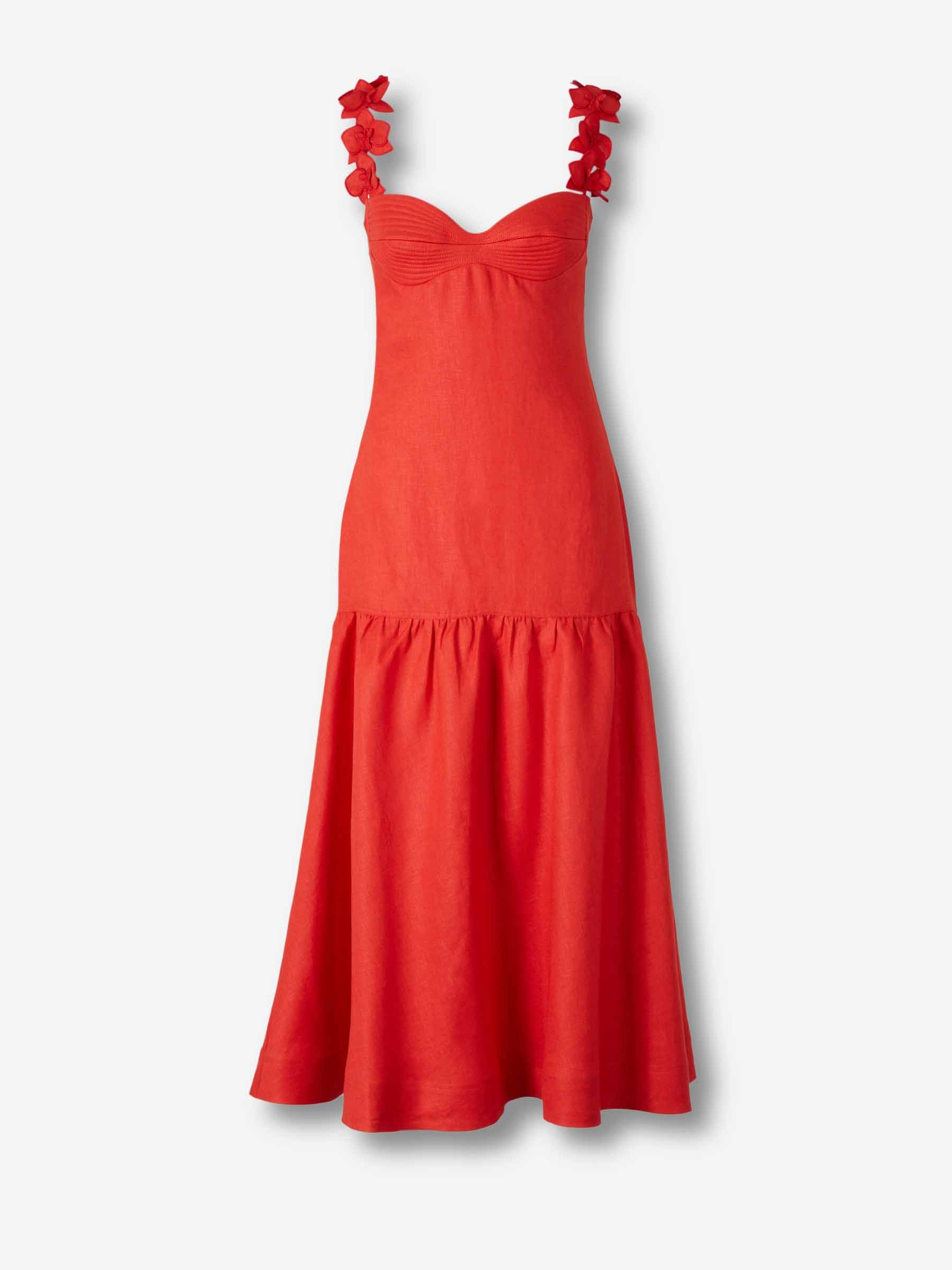 Outlet online Andres Otalora Mujer Vestido Maxi Ser Arte color Rojo sku 721-000725 01 - Foto 1
