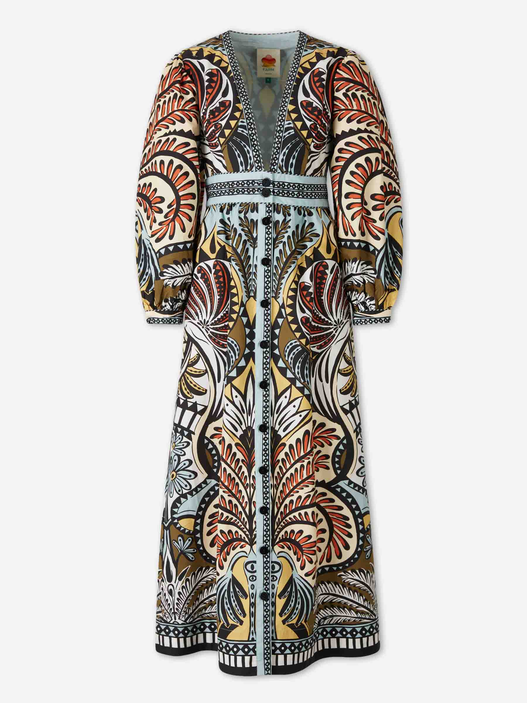 Outlet online Farm Rio Mujer Vestido Maxi Balamana color Multicolor sku 721-000750 01 - Foto 1