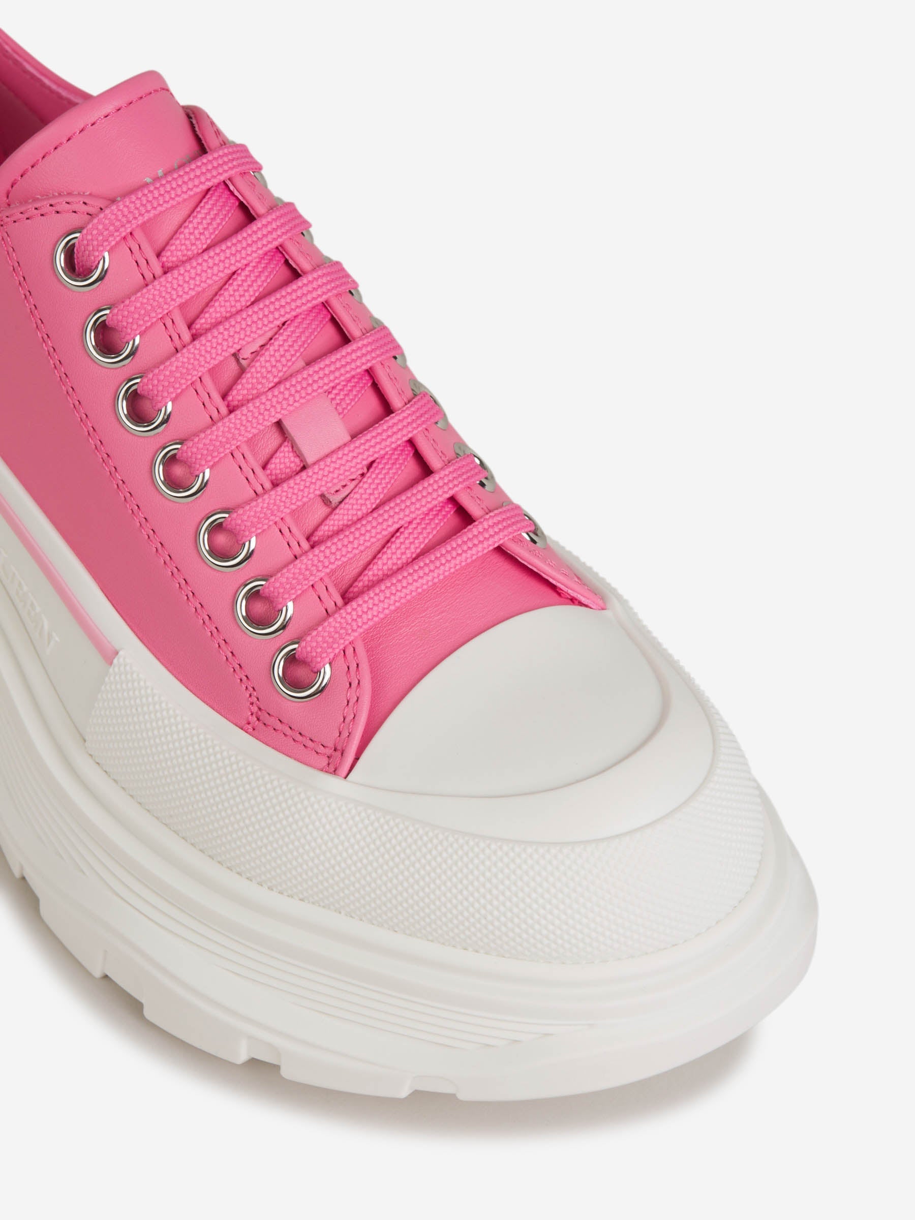 Outlet online McQueen Mujer Sneakers Piel Lisa color Rosa sku 806-000319 01 - Foto 5