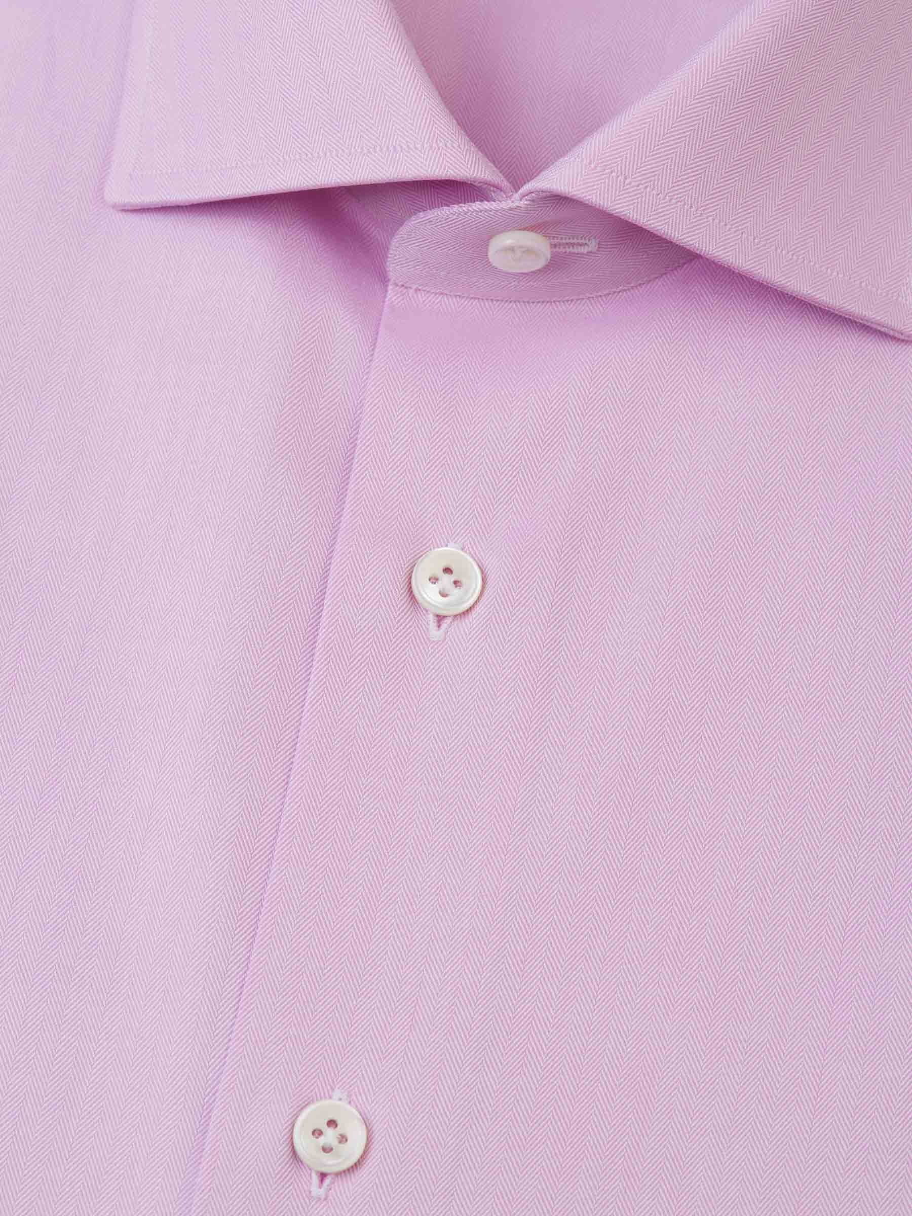 Outlet online Santa Eulalia Hombre Camisa Texturizada Algodón color Rosa Palo sku 401-003093 01 - Foto 2
