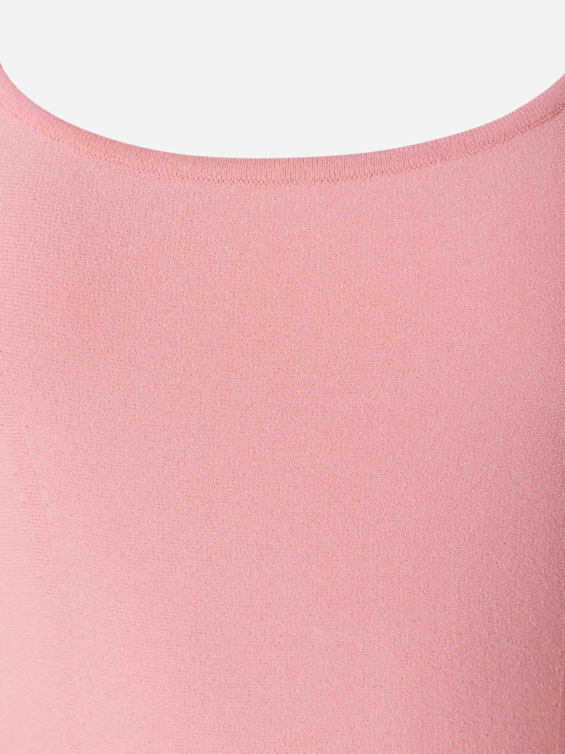 Outlet online Alexander McQueen Mujer Vestido Volantes Mini color Rosa Empolvado sku 731-005238 01 - Foto 4