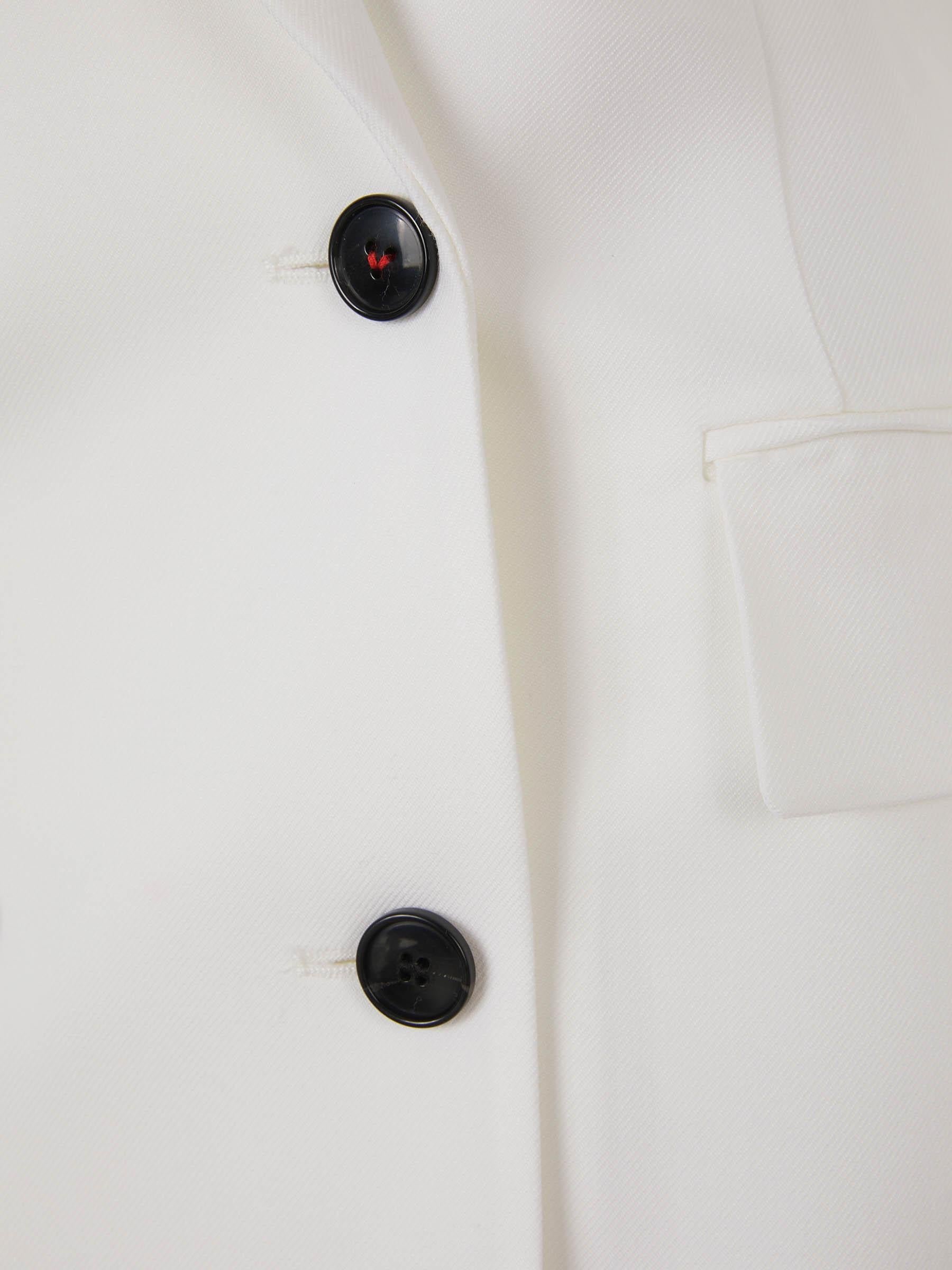 Victoria Beckham Blazer Vestido Doble Botonadura color Marfil sku 731-005664 01 - Foto 4