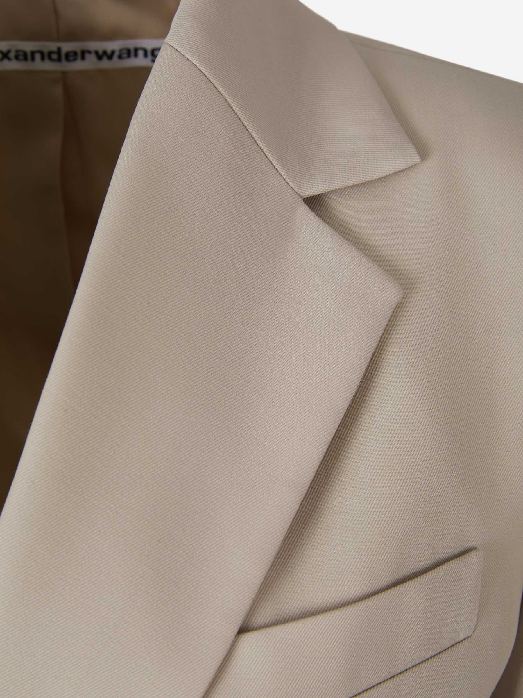 Outlet online Alexander Wang Mujer Vestido Blazer Cinturón color Beis sku 731-005791 01 - Foto 3