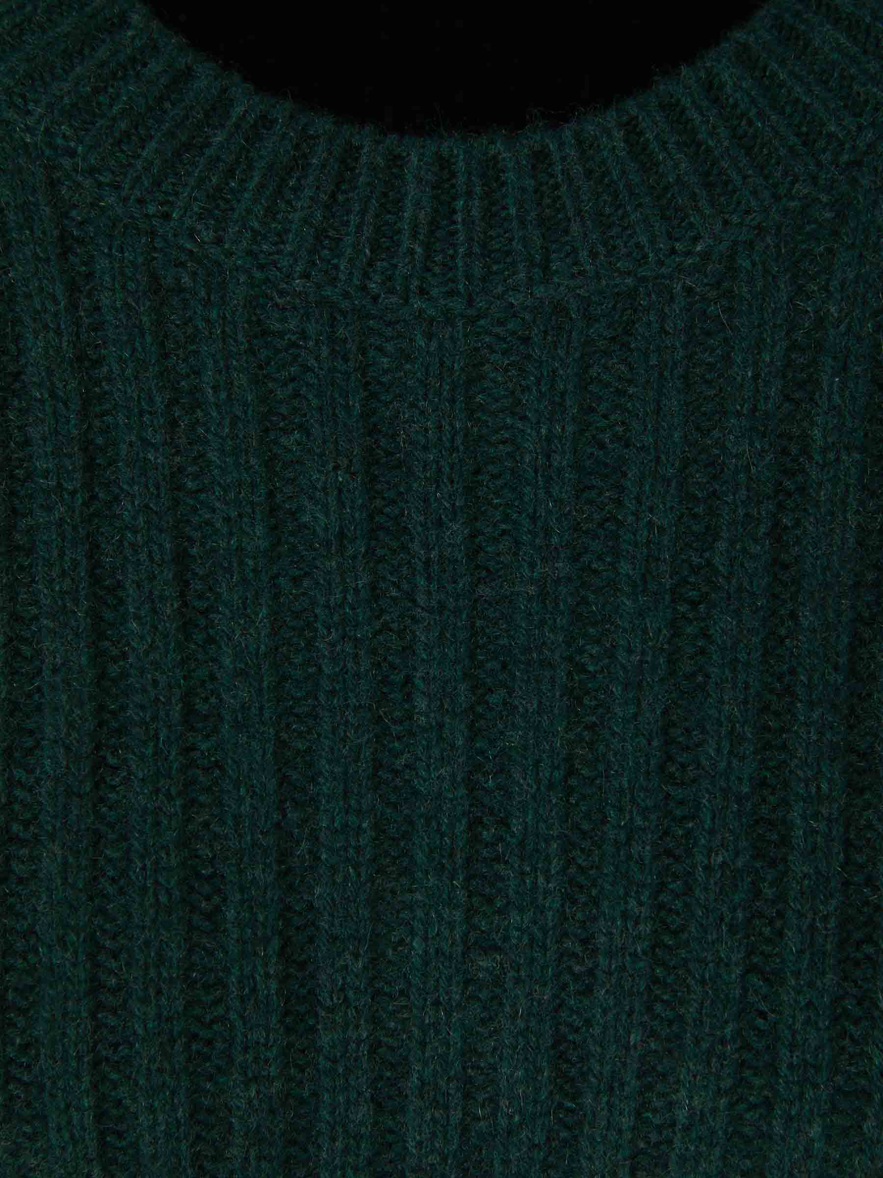 Outlet online Stella McCartney Mujer Vestido Punto Cashmere color Verde Oscuro sku 731-005805 01 - Foto 3