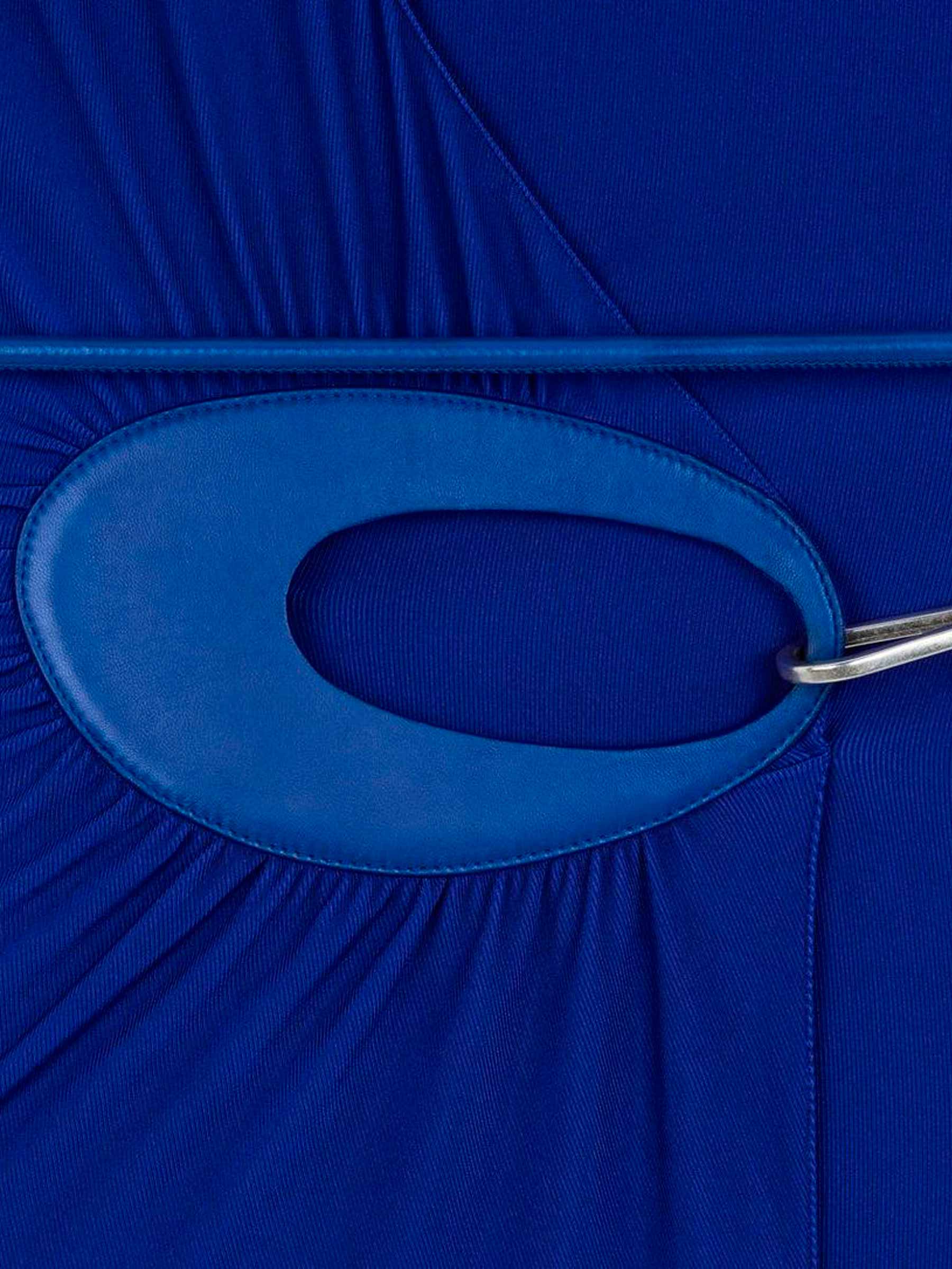 Outlet online Tom Ford Mujer Vestido Wrap Mini color Azul Marino sku 731-005813 01 - Foto 4