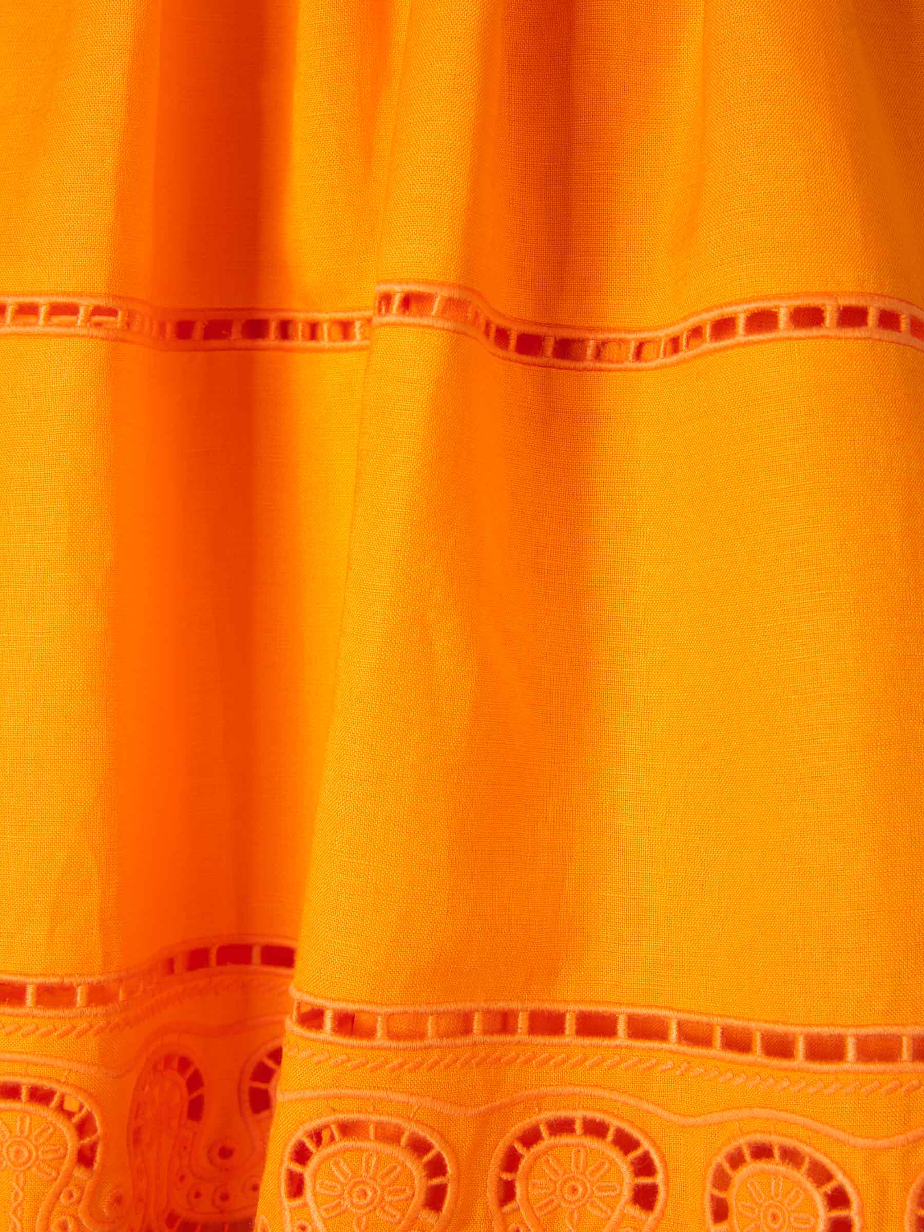 Outlet online Simkhai Mujer Vestido Clementina Mini color Naranja sku 731-005832 01 - Foto 4
