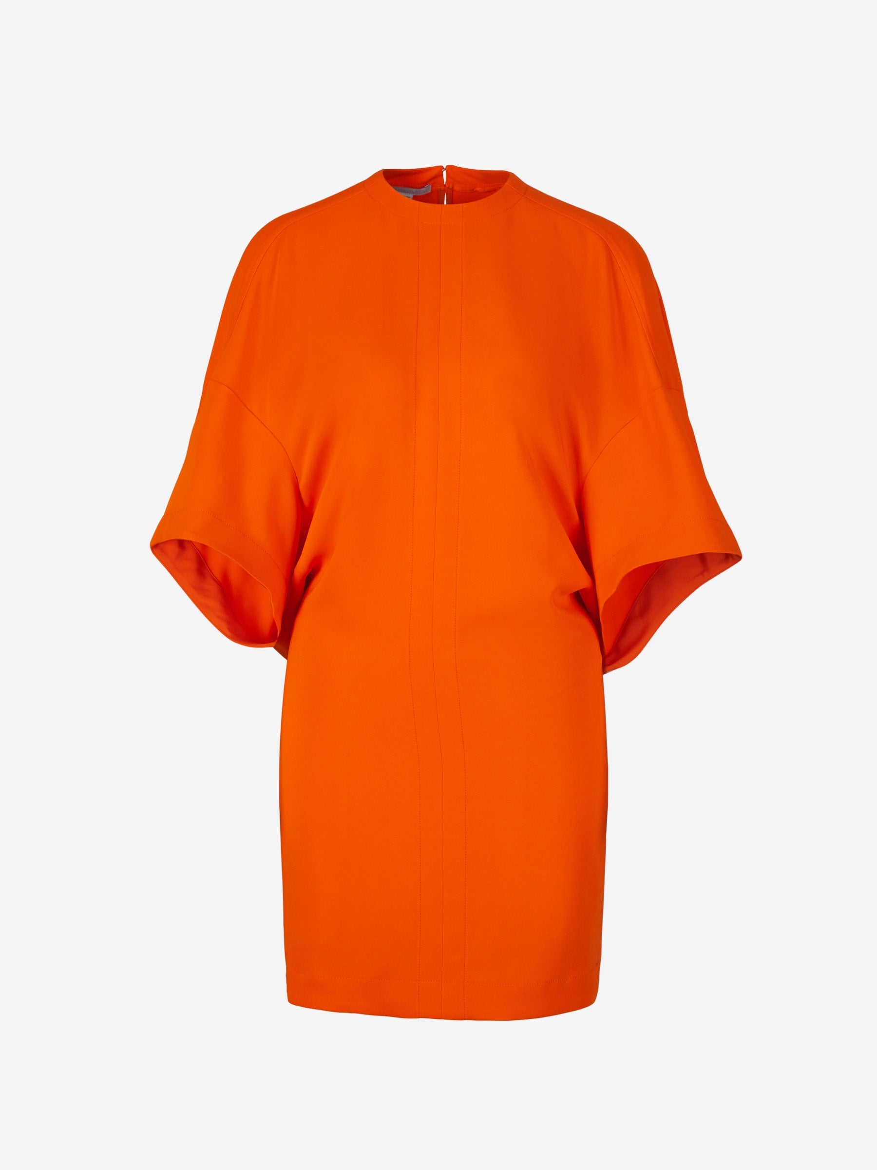 Outlet online Stella McCartney Mujer Vestido Mangas Oversized color Naranja sku 731-005874 01 - Foto 1