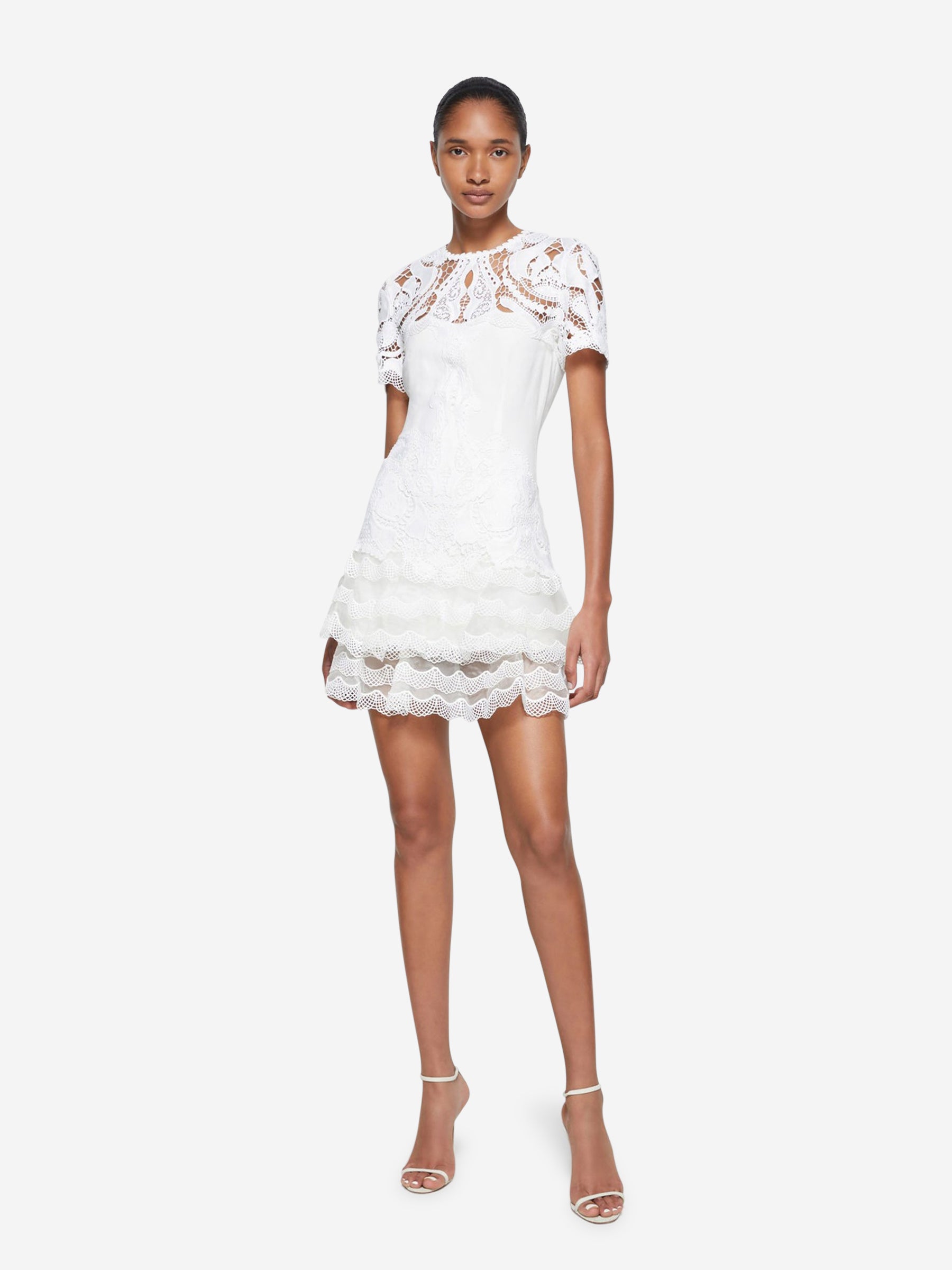Outlet online Simkhai Mujer Vestido Mini Signature Paislee color Blanco sku 731-005923 01 - Foto 1