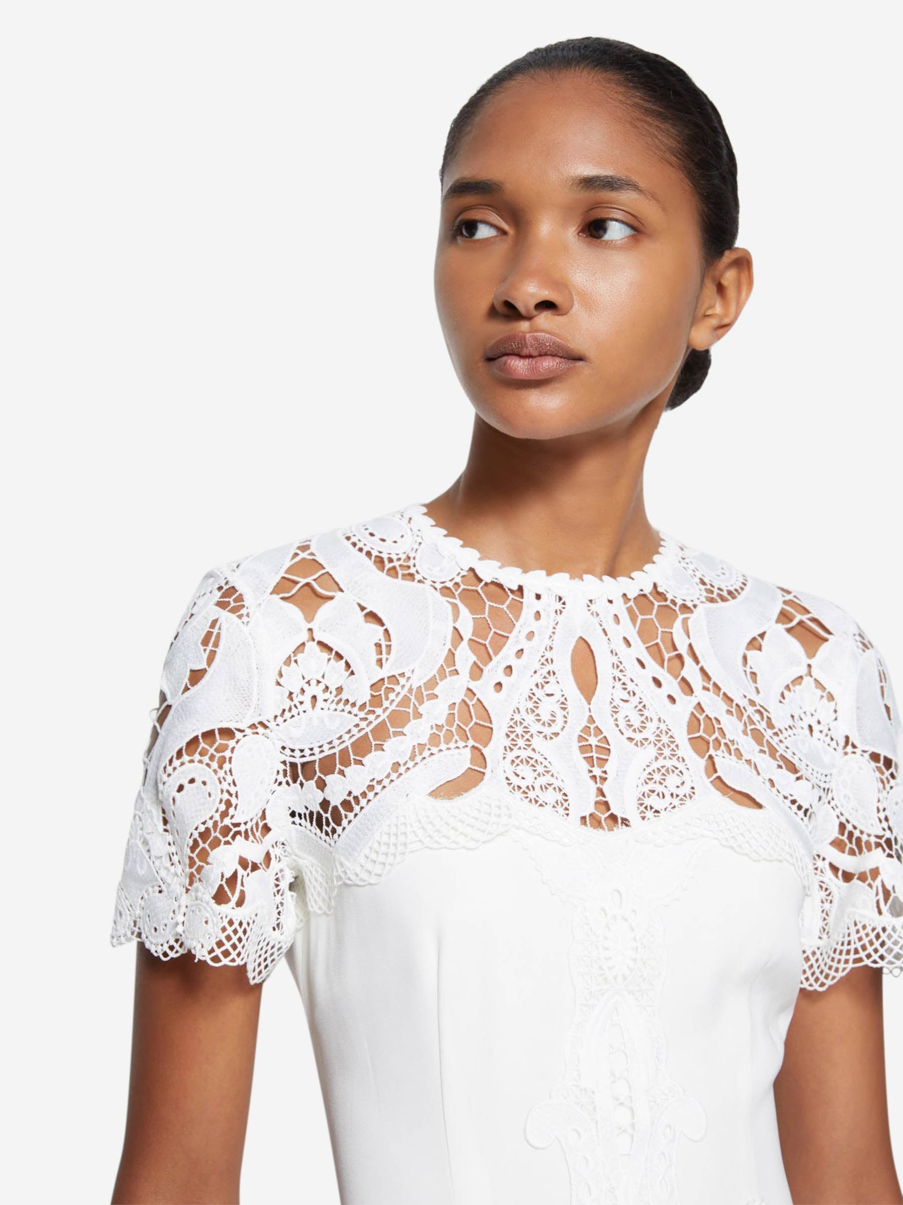 Outlet online Simkhai Mujer Vestido Mini Signature Paislee color Blanco sku 731-005923 01 - Foto 4