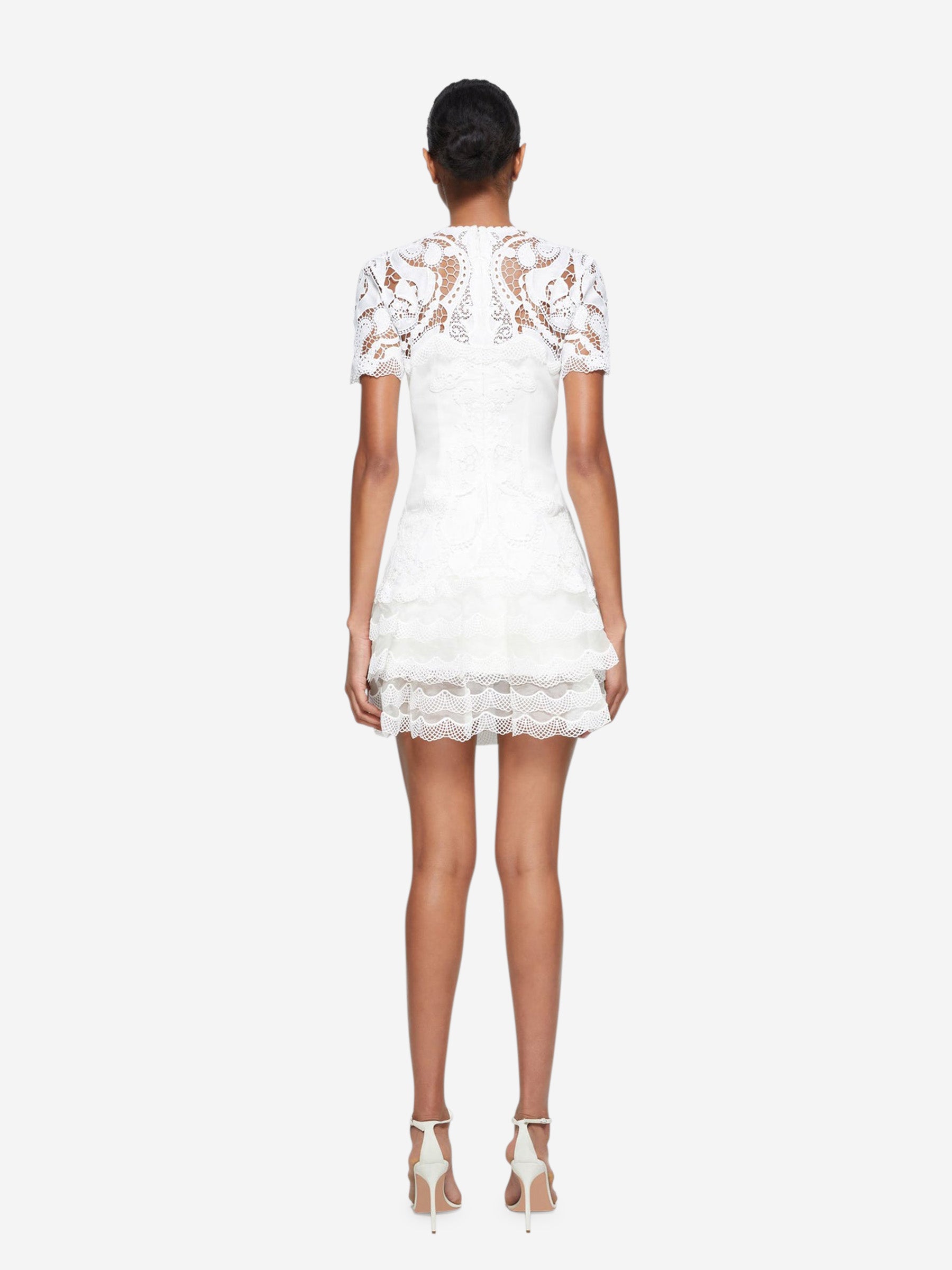 Outlet online Simkhai Mujer Vestido Mini Signature Paislee color Blanco sku 731-005923 01 - Foto 5