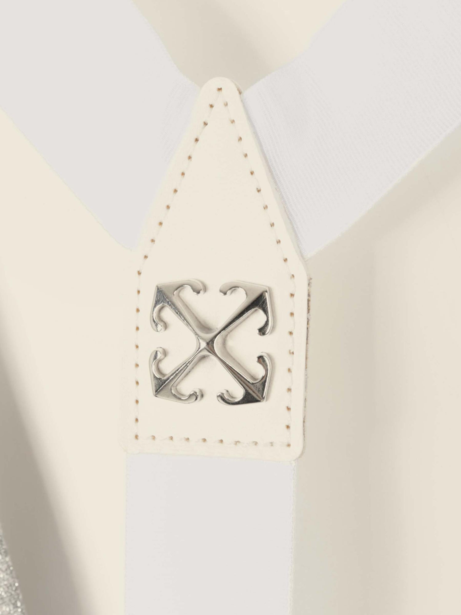 Off-White Mujer Barcelona Vestido Maxi Lurex color Plateado sku 731-005977 01 - Foto 3