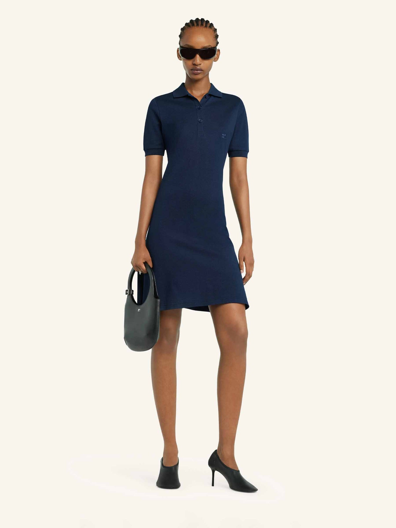 Courrèges Mujer Barcelona Vestido Mini Polo color Azul Marino sku 731-005985 01 - Foto 2