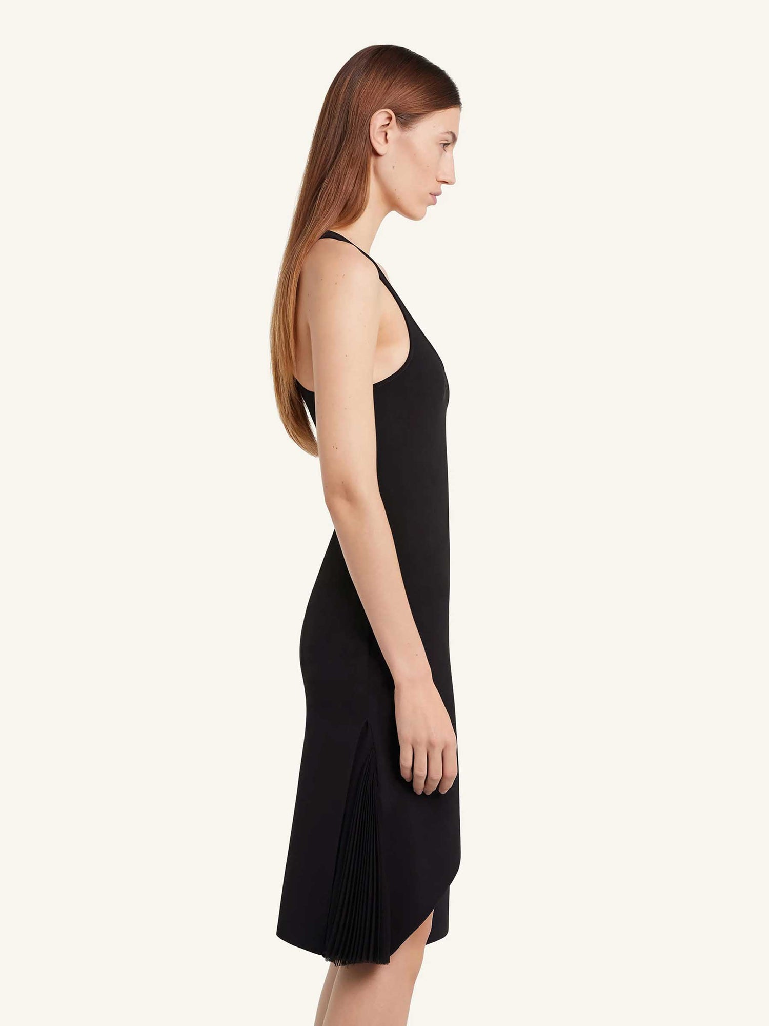 Courrèges Mujer Barcelona Vestido Midi Pliegues color Negro sku 731-005988 01 - Foto 4