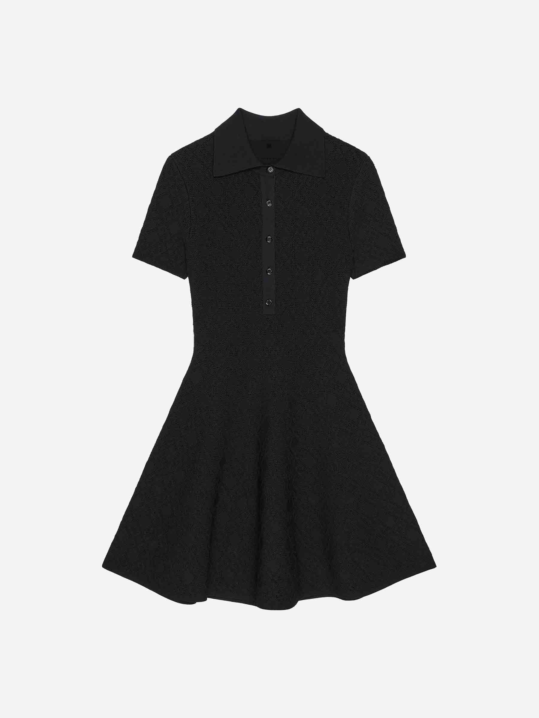 Outlet online Givenchy Mujer Vestido Punto Polo color Negro sku 731-005990 01 - Foto 1