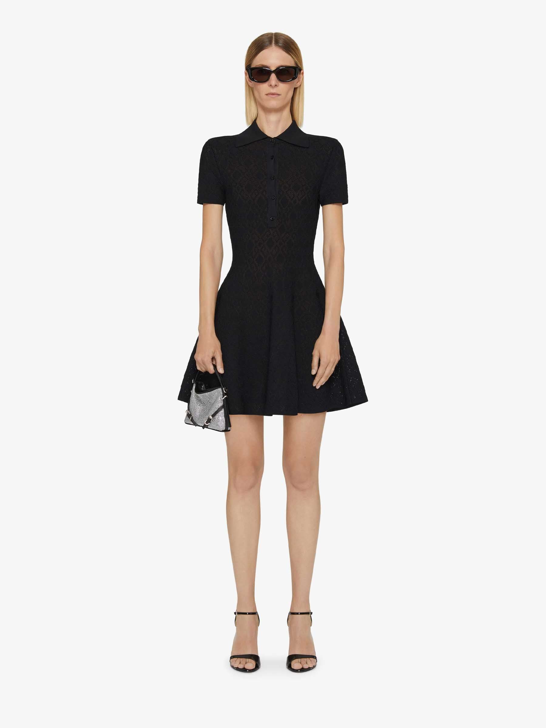 Outlet online Givenchy Mujer Vestido Punto Polo color Negro sku 731-005990 01 - Foto 2