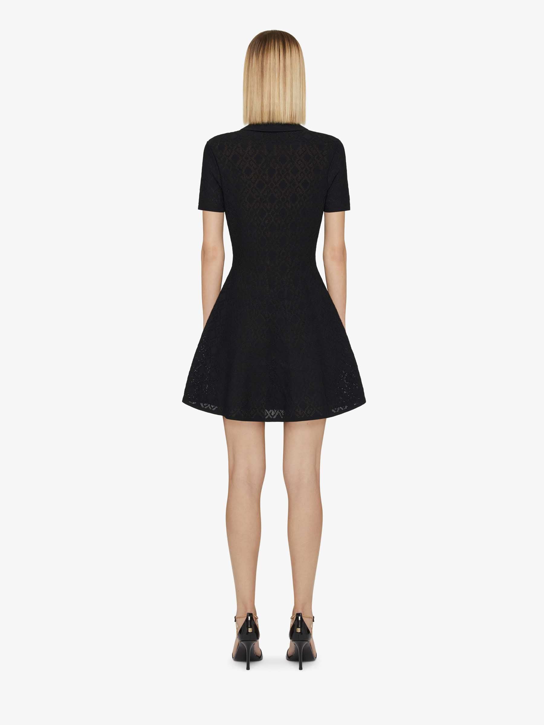 Outlet online Givenchy Mujer Vestido Punto Polo color Negro sku 731-005990 01 - Foto 4