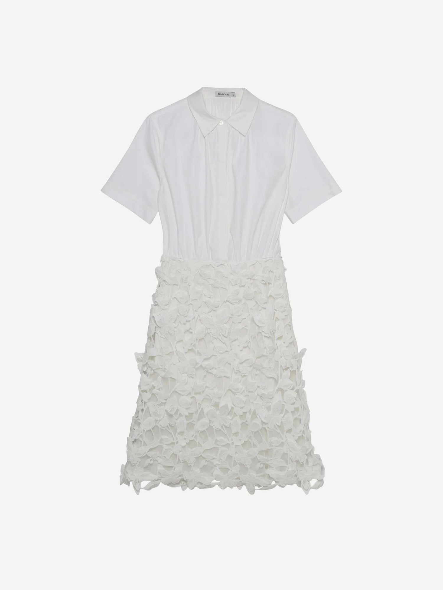 Simkhai Mujer Barcelona Vestido Midi Colette color Blanco sku 731-006021 01 - Foto 1