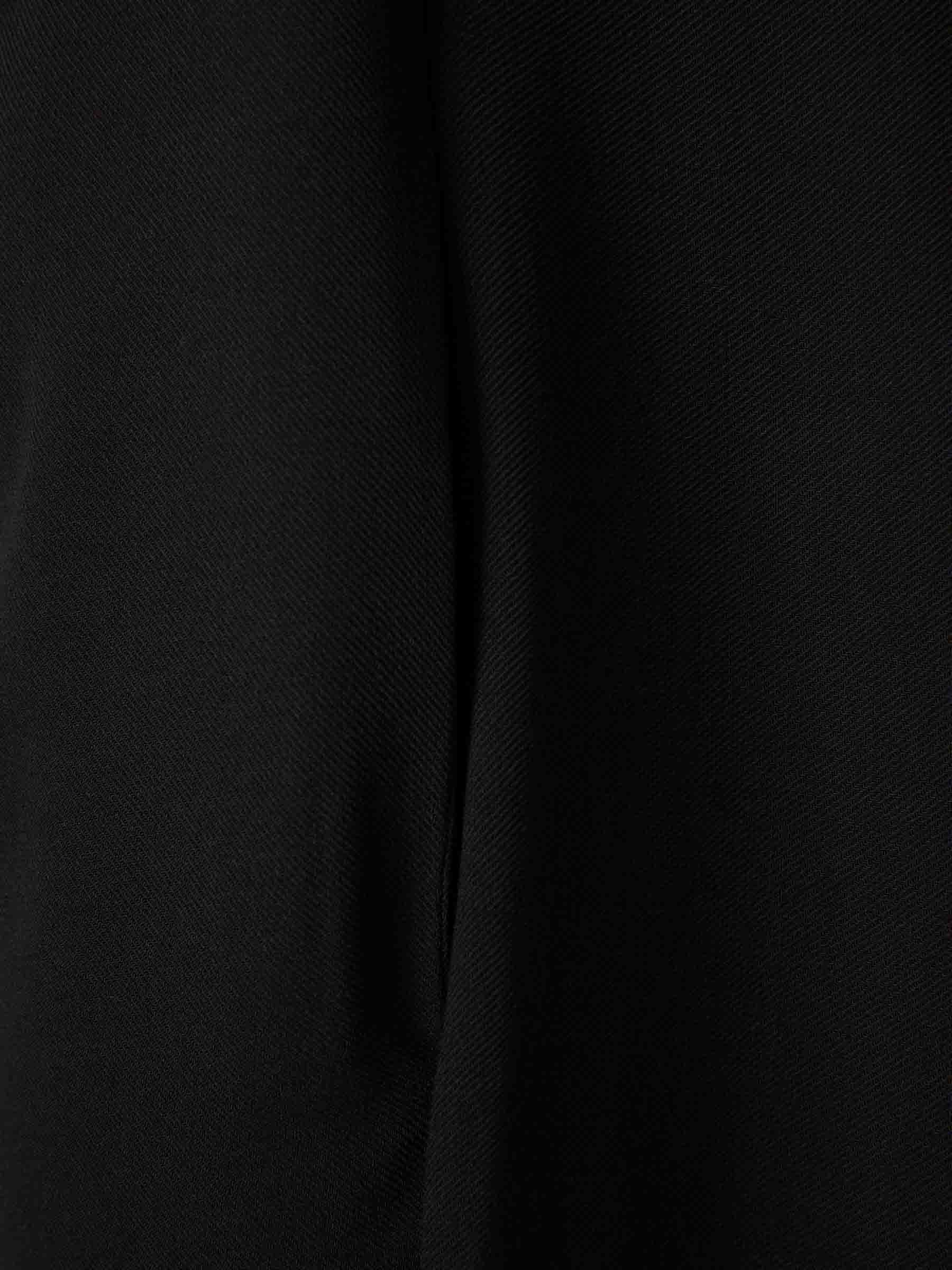 Outlet online TOTEME Mujer Vestido Midi Frayed color Negro sku 731-006066 01 - Foto 4