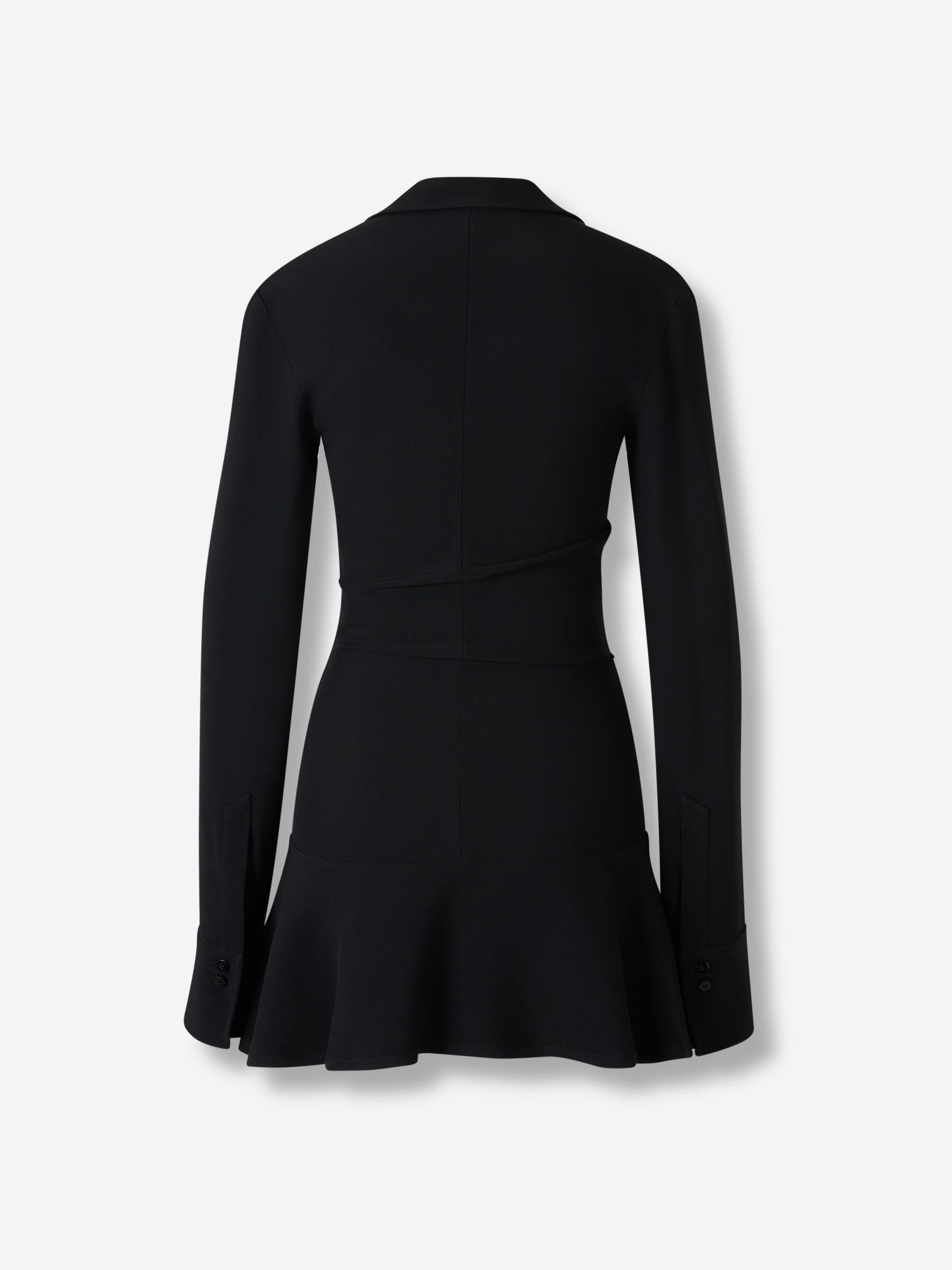 Outlet online The Attico Mujer Vestido Mini Camisero color Negro sku 731-006073 01 - Foto 3