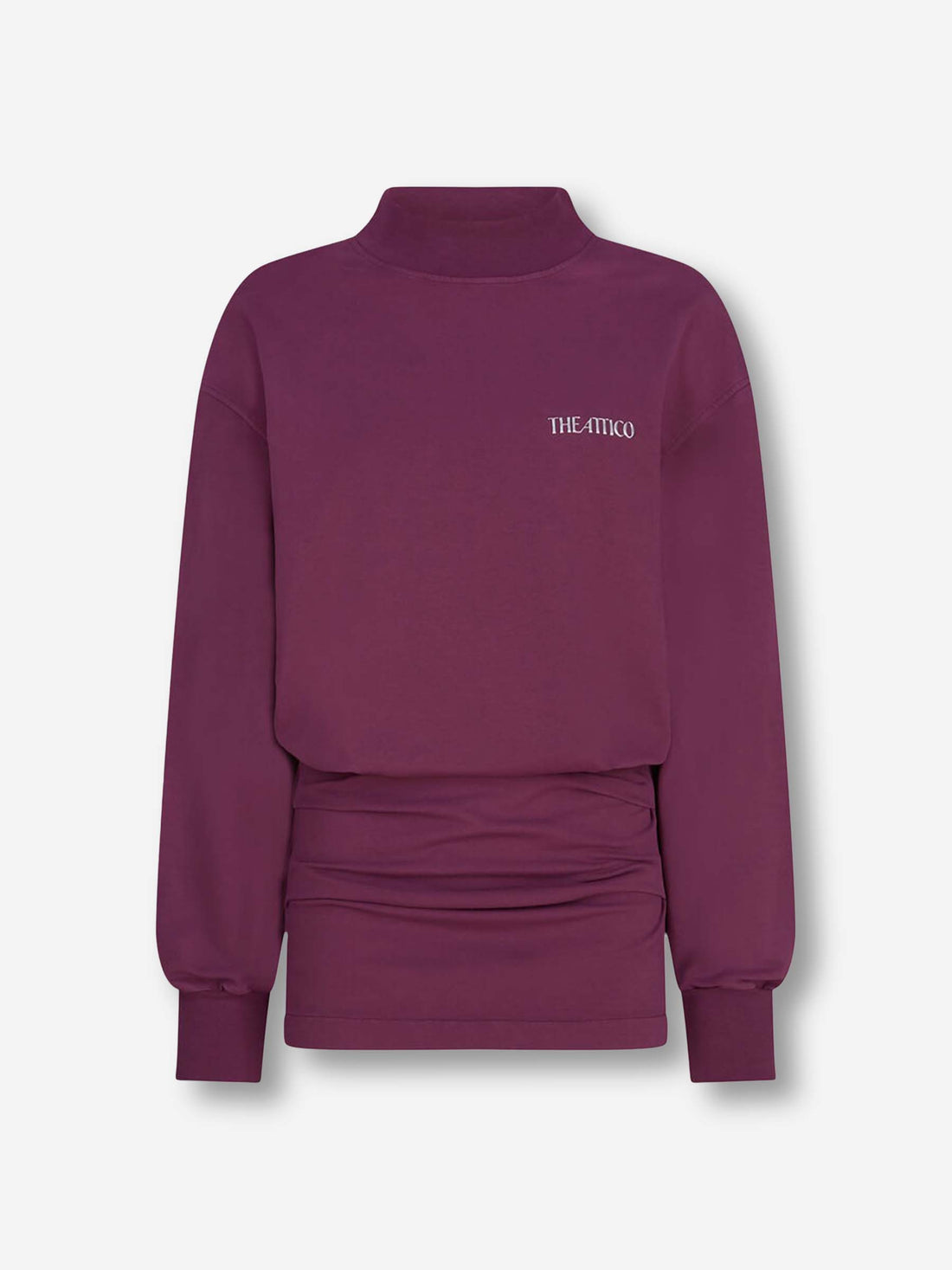 Outlet online The Attico Mujer Vestido Algodón Mini color Berenjena sku 731-006074 01 - Foto 1