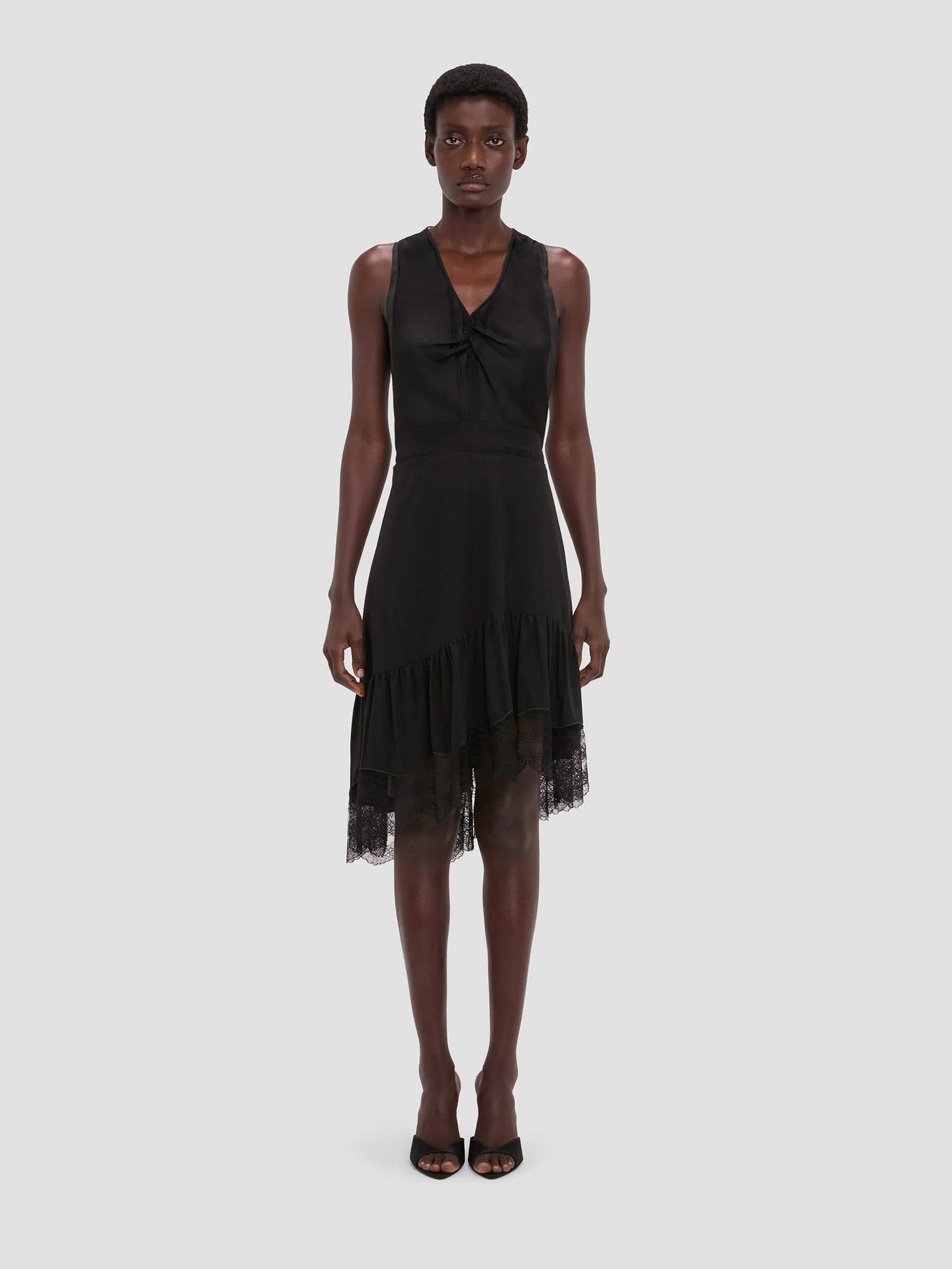 Outlet online Victoria Beckham Mujer Vestido Midi color Negro sku 731-006152 01 - Foto 2