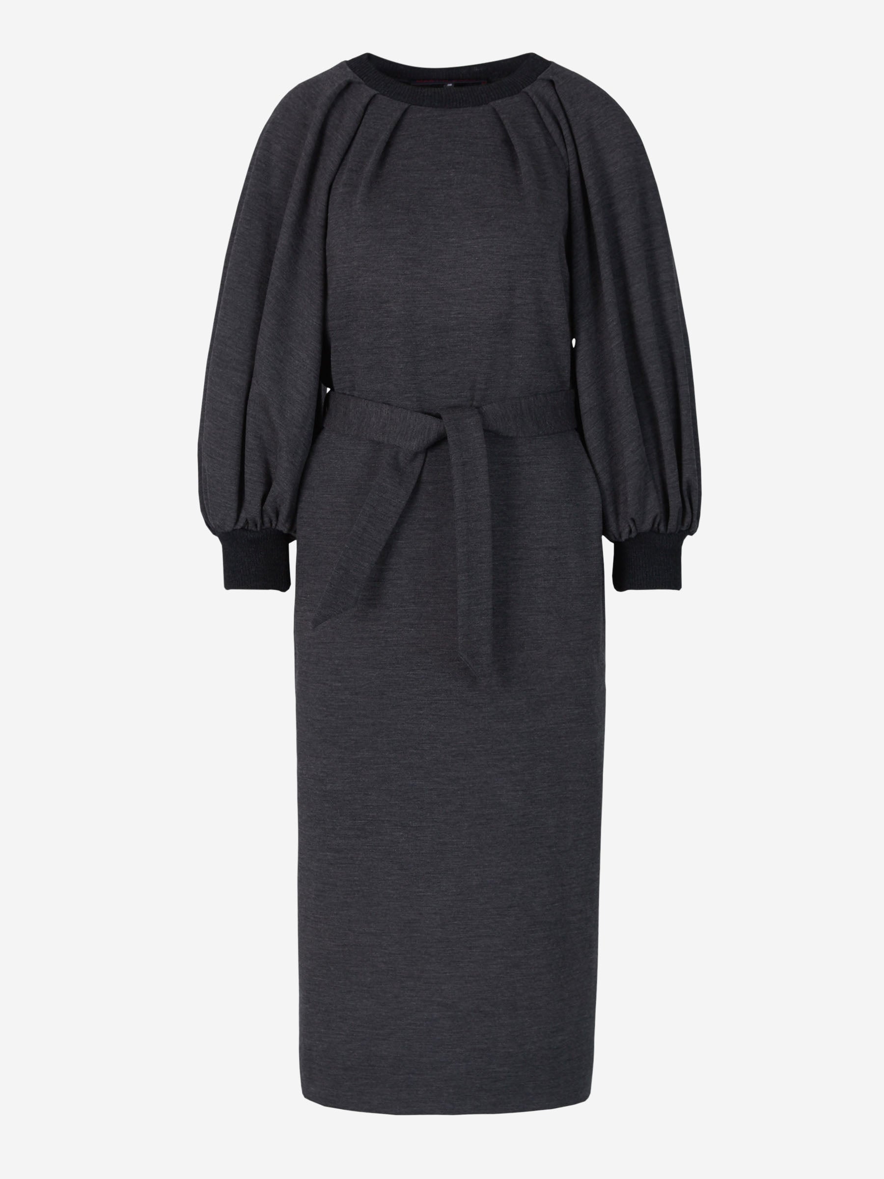 Outlet online Martin Grant Mujer Vestido Mangas Abullonadas Lana color Gris Piedra sku 732-000989 01 - Foto 1