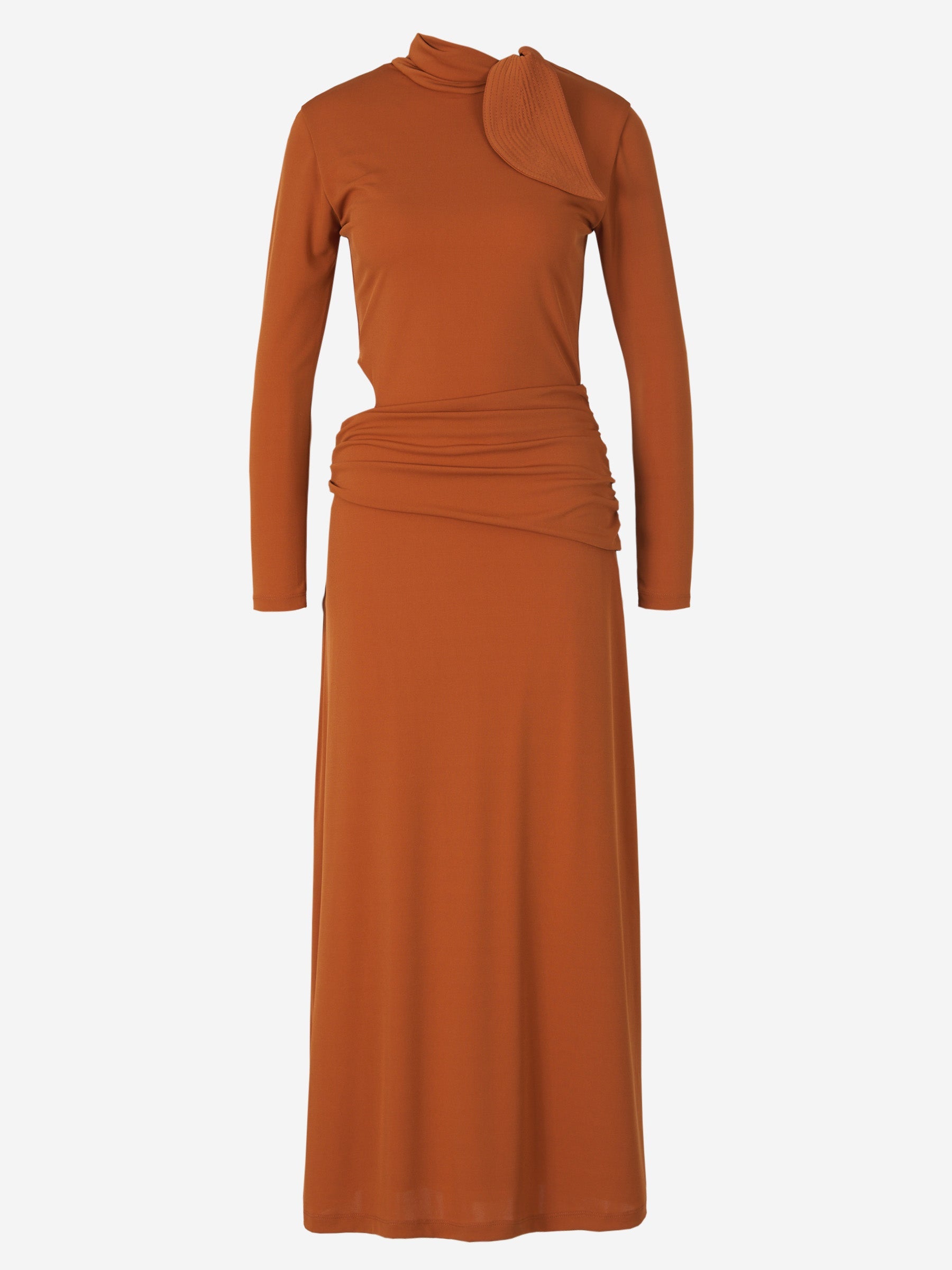 Outlet online Johanna Ortiz Mujer Vestido Cut Out color Terracota sku 732-001028 01 - Foto 1