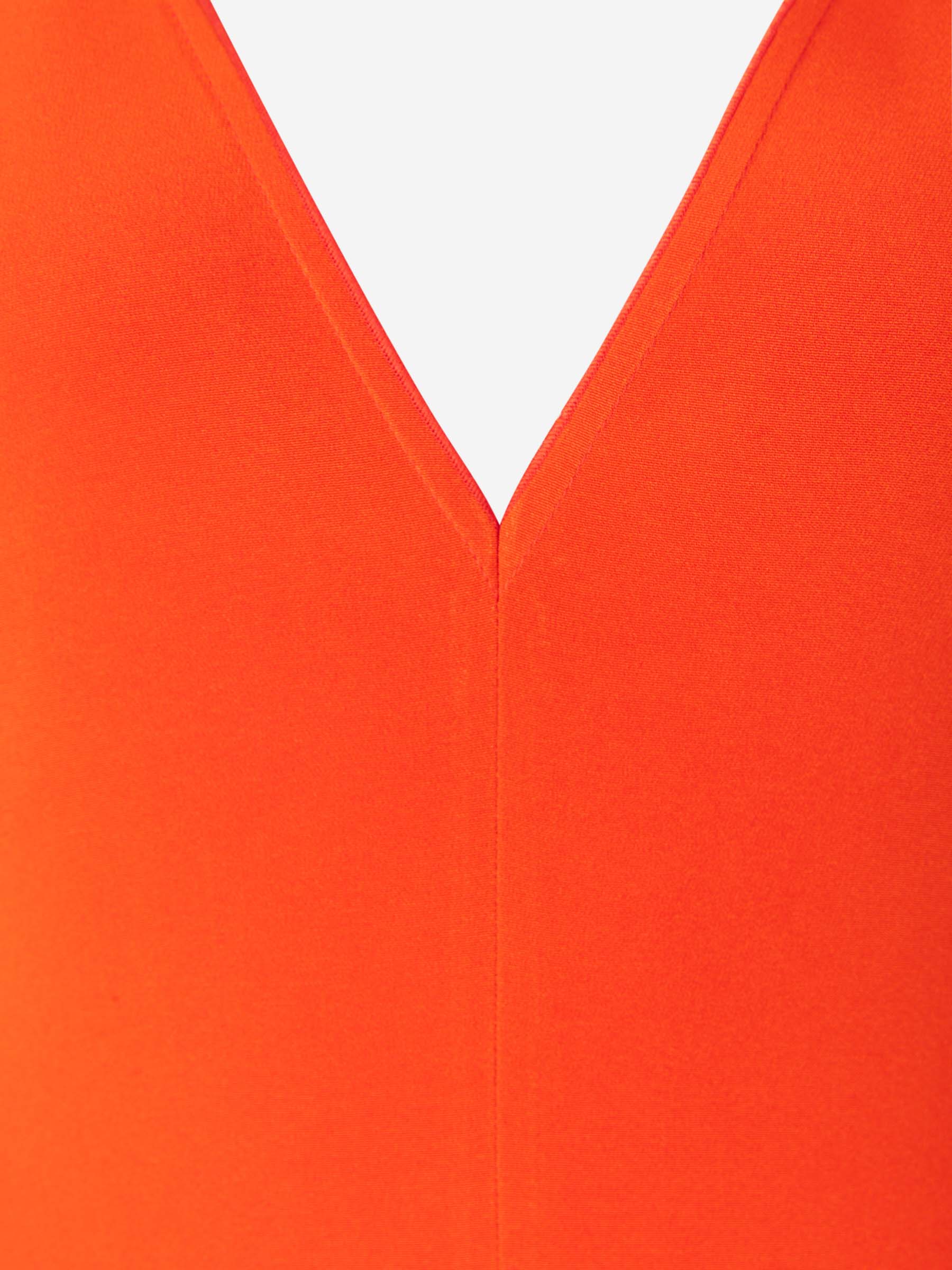 Outlet online Victoria Beckham Mujer Vestido Twist Midi color Naranja sku 732-001035 01 - Foto 3