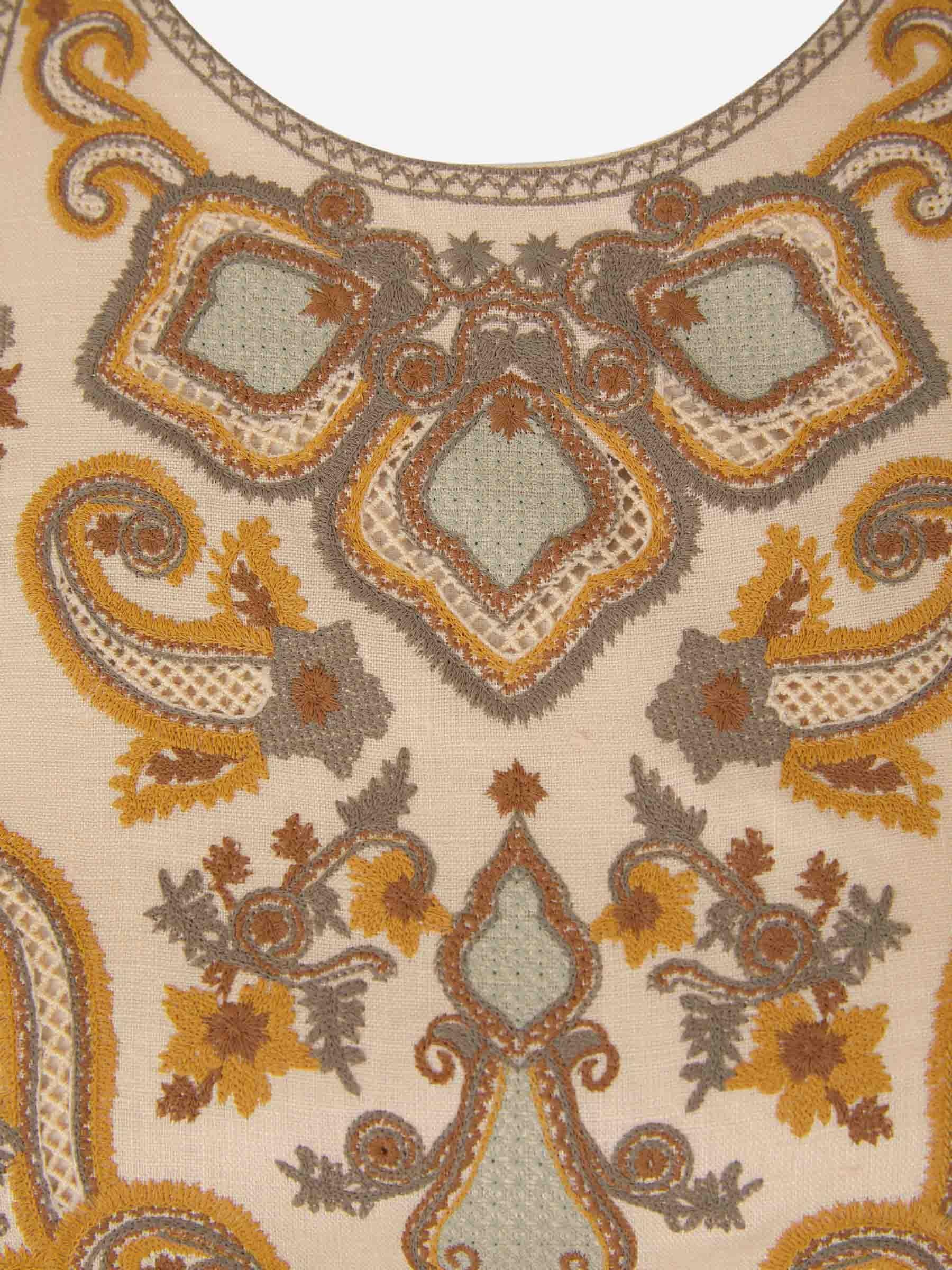 Zimmermann Vestido Lazo Devi color Beige sku 732-001255 01 - Foto 3