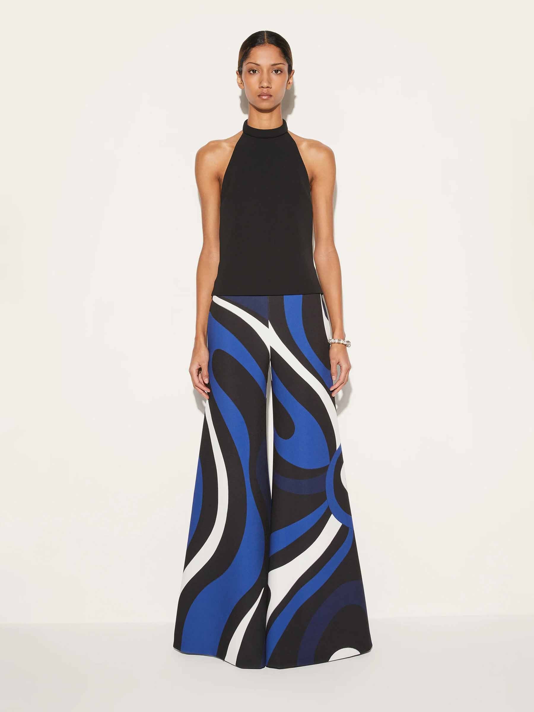 Outlet online Pucci Mujer Mono Marmo Largo color Azul Cobalto sku 732-001408 01 - Foto 2
