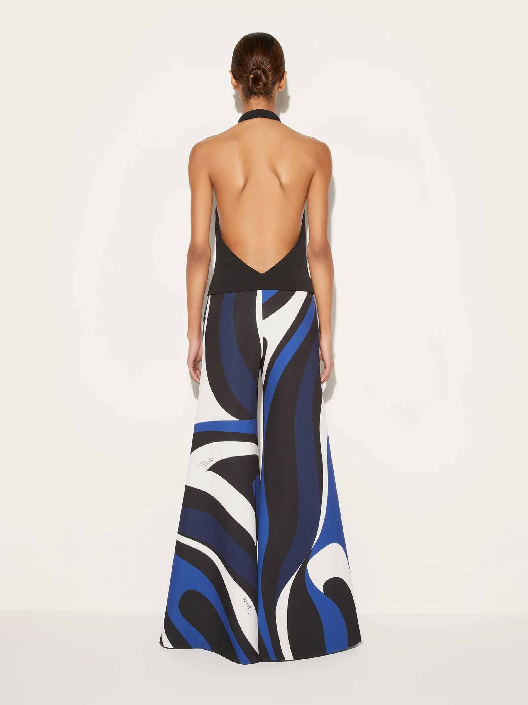 Outlet online Pucci Mujer Mono Marmo Largo color Azul Cobalto sku 732-001408 01 - Foto 3