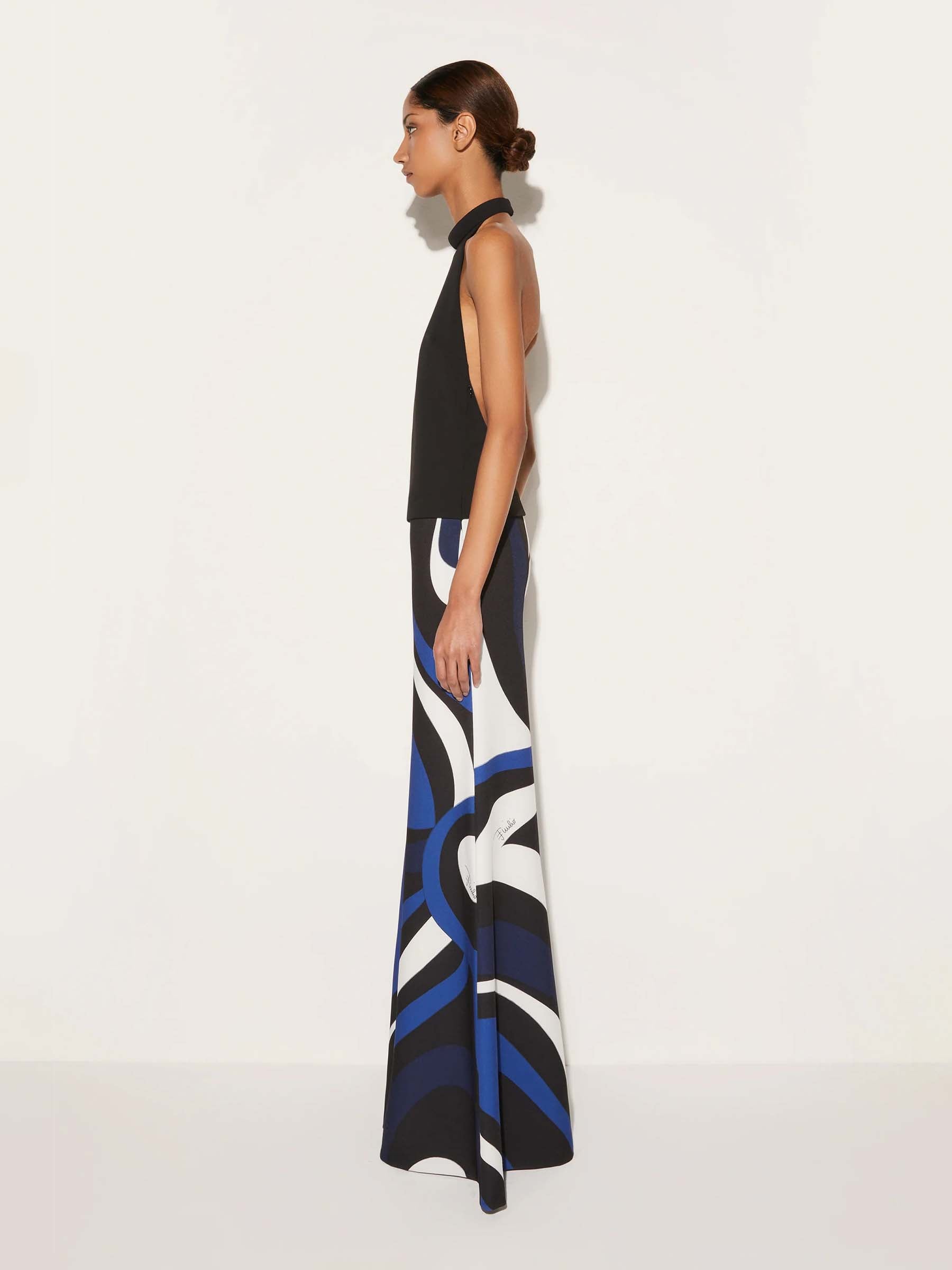 Outlet online Pucci Mujer Mono Marmo Largo color Azul Cobalto sku 732-001408 01 - Foto 4