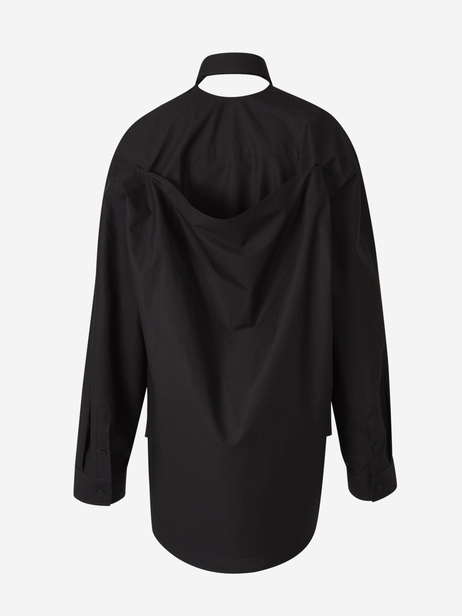 Balenciaga Mujer Barcelona Vestido Mini Camisero Suspended color Negro sku 732-001411 01 - Foto 2