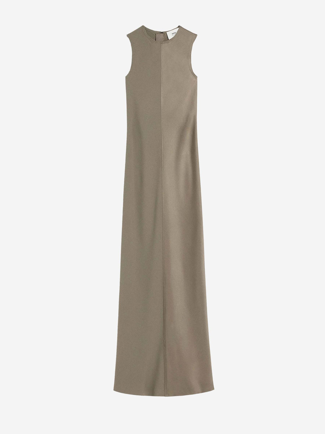 Outlet online Ami Paris Mujer Vestido Maxi Recto color Verde Militar sku 732-001420 01 - Foto 1