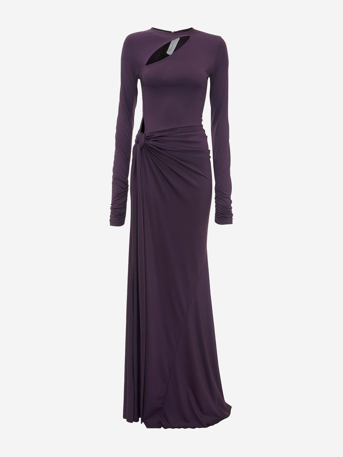 Victoria Beckham Mujer Barcelona Vestido Maxi Drapeado color Berenjena sku 732-001423 01 - Foto 1