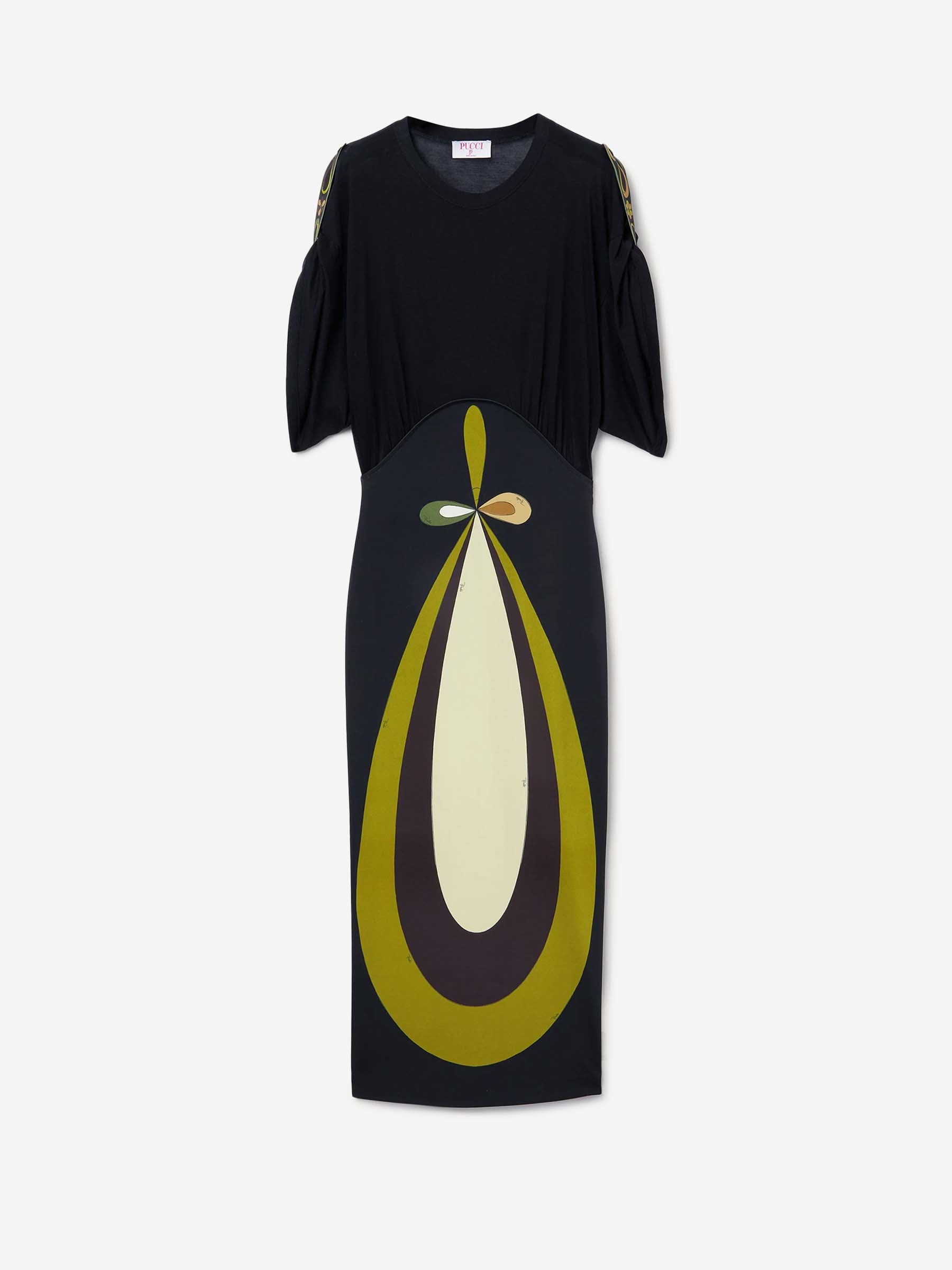 Outlet online Pucci Mujer Vestido Maxi Maddalena color Negro sku 732-001463 01 - Foto 1