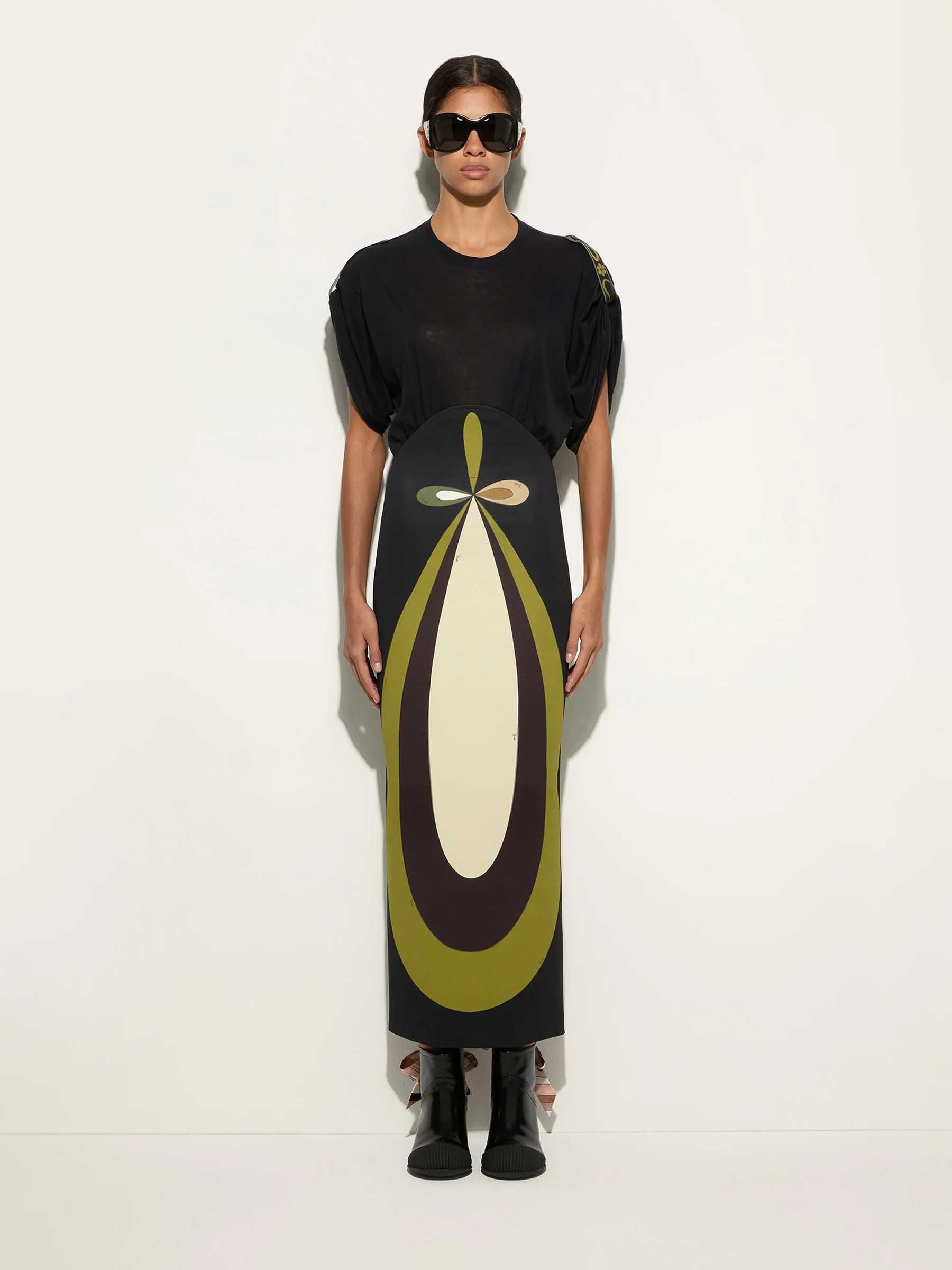 Outlet online Pucci Mujer Vestido Maxi Maddalena color Negro sku 732-001463 01 - Foto 2