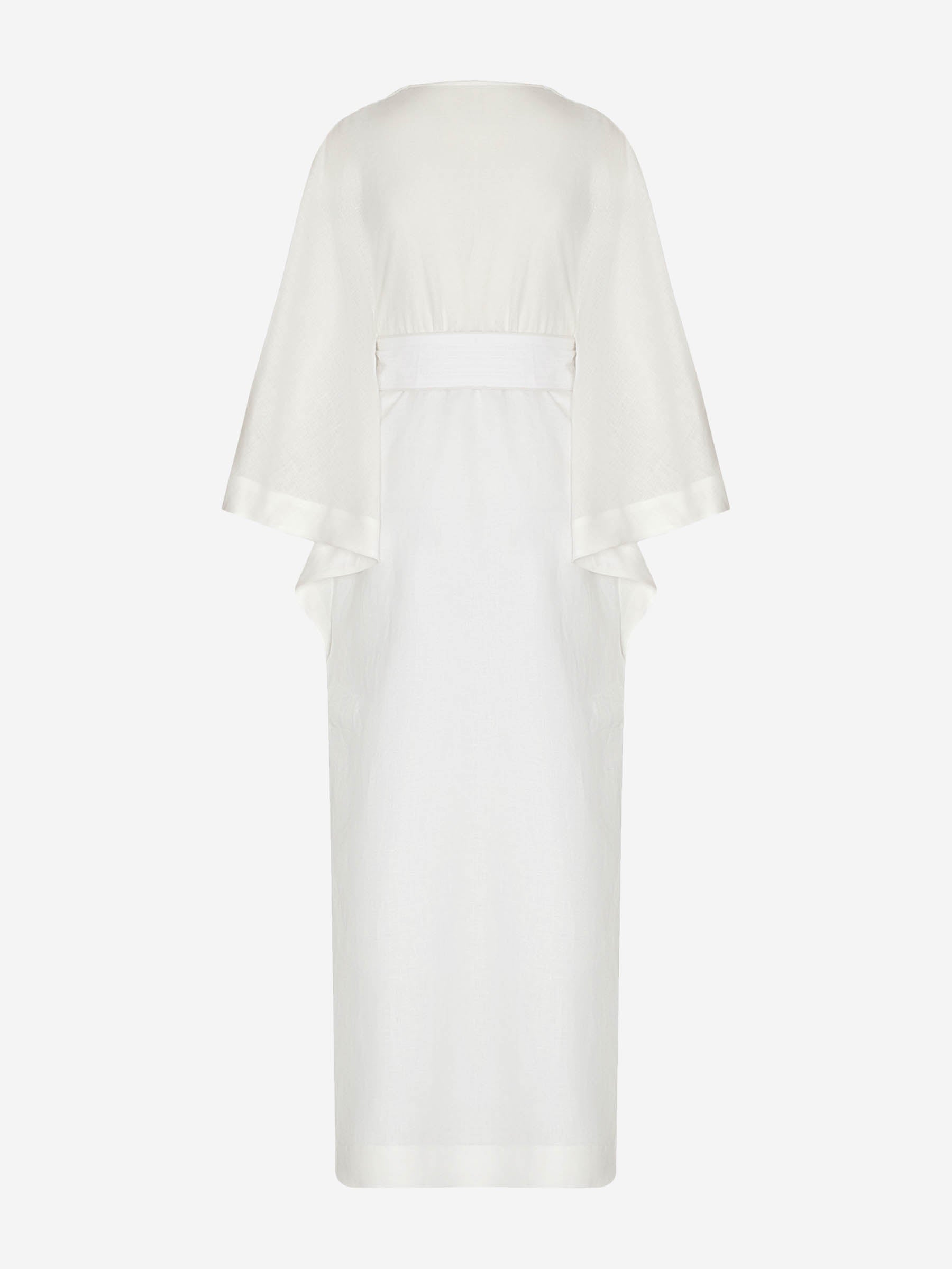 Outlet online Andres Otalora Mujer Vestido Kaftán Volar color Blanco sku 732-001473 01 - Foto 3