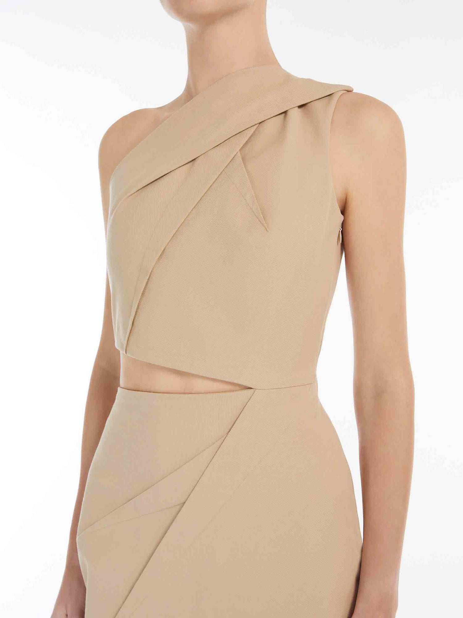 Max Mara Mujer Barcelona Vestido Midi Entallado color Camel sku 732-001476 01 - Foto 5