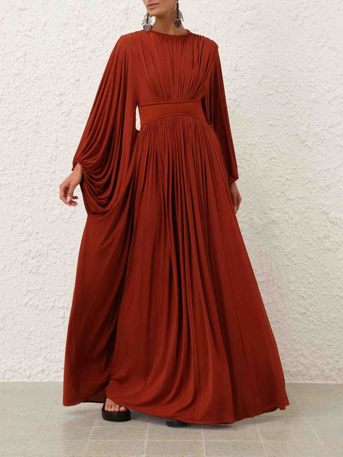 Zimmermann Mujer Barcelona Vestido Maxi Illuminate color Naranja Oscuro sku 732-001504 01 - Foto 2