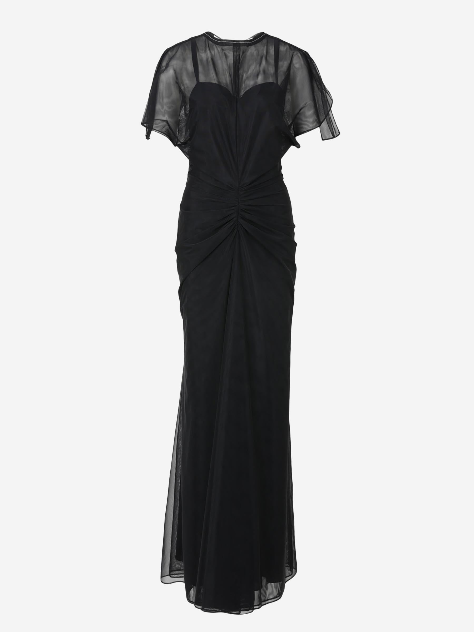 Outlet online Victoria Beckham Mujer Vestido Maxi Bella color Negro sku 732-001506 01 - Foto 1