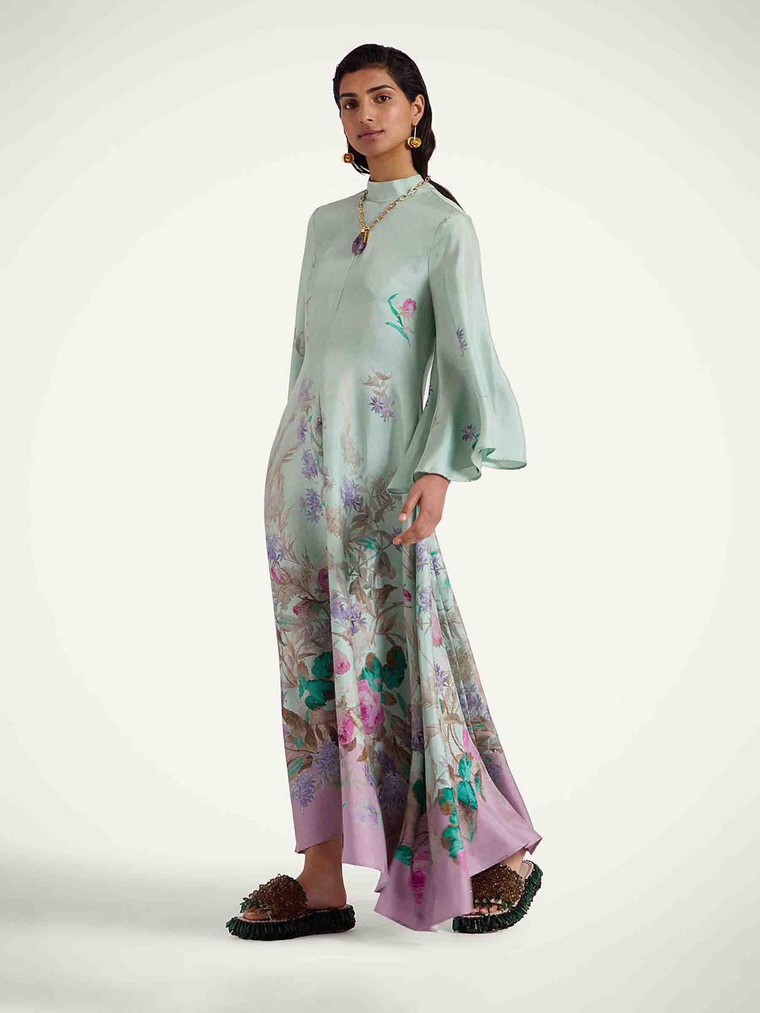 LaDoubleJ Mujer Barcelona Vestido Maxi Magnifico color Verde Menta sku 732-001524 01 - Foto 3