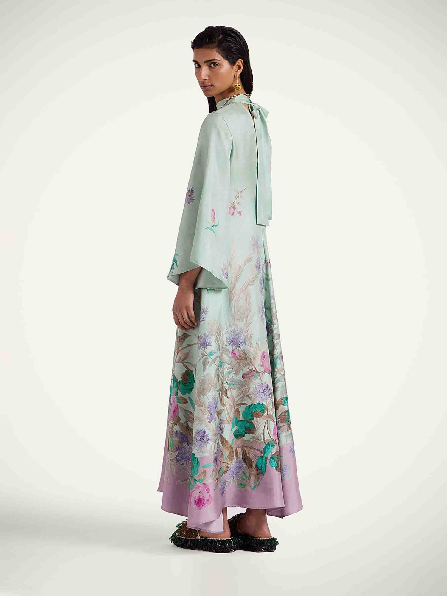 LaDoubleJ Mujer Barcelona Vestido Maxi Magnifico color Verde Menta sku 732-001524 01 - Foto 4