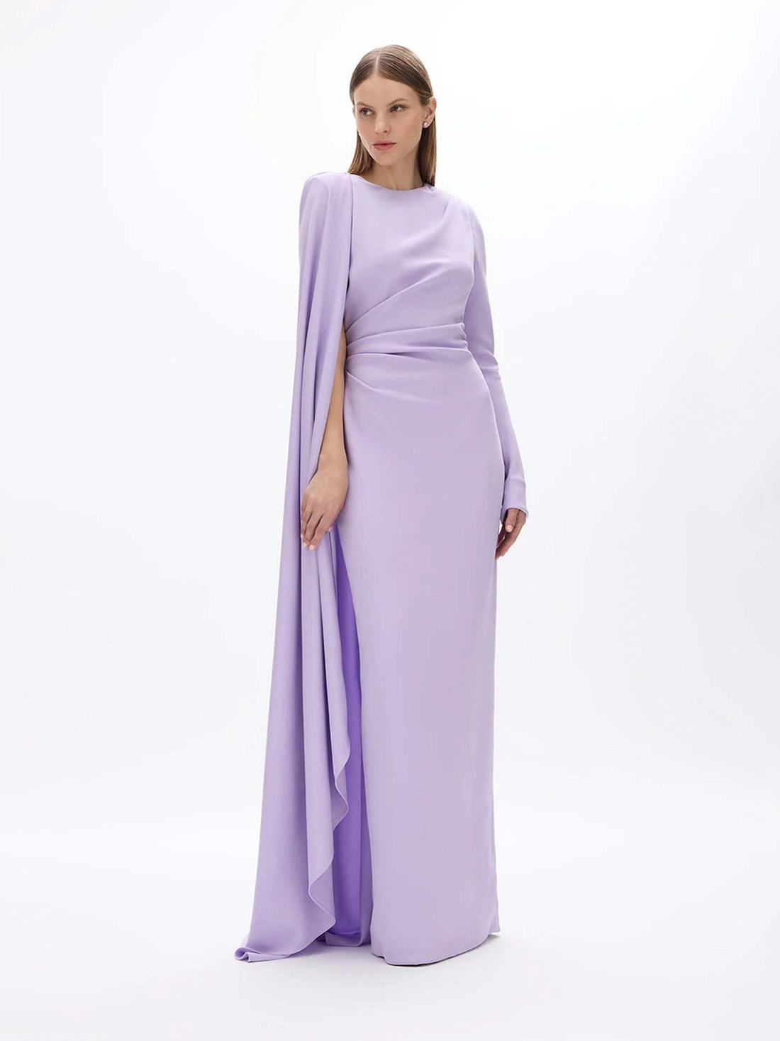 Outlet online Rachel Gilbert Mujer Vestido Orion Cape color Lila sku 732-001558 01 - Foto 2