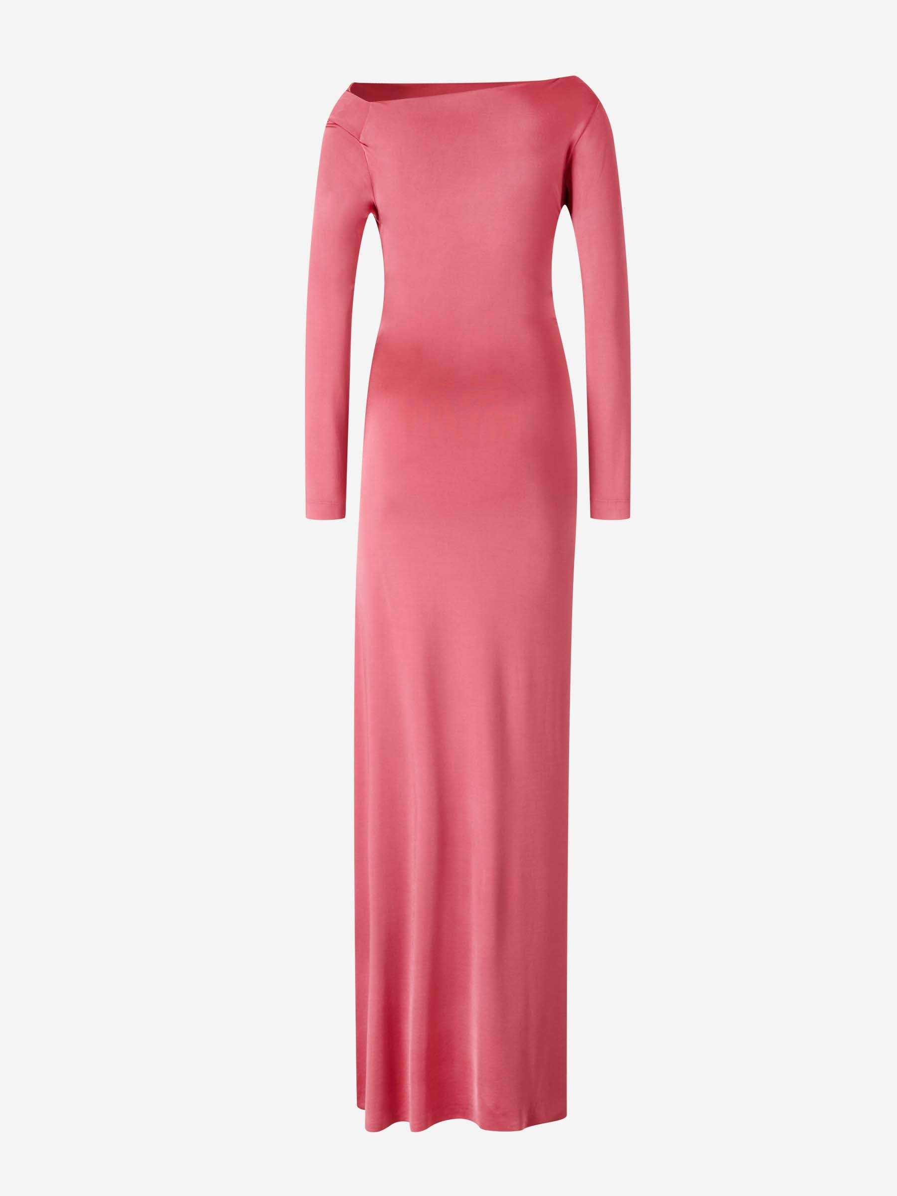 Outlet online Victoria Beckham Mujer Vestido Maxi Drapeado color Rosa sku 732-001583 01 - Foto 2